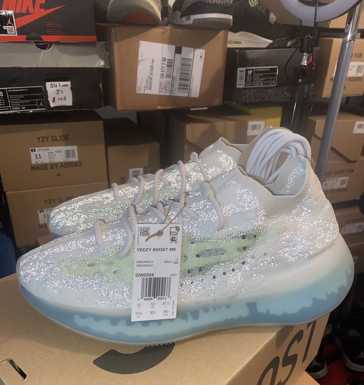 Adidas Yeezy Boost 380 Alien Blue Adidas Yeezy Boost 380 'Alien Blue RF' Size 100% Authentic