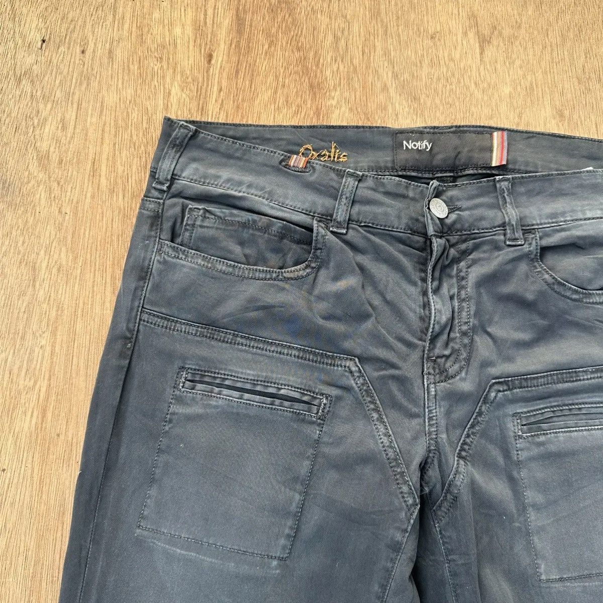 StraightFaded NOTIFY TROUSERS FADED VINTAGE DOUBLE KNEE FADED PANTS W32 Size US 32 / EU 48 - 3 Thumbnail
