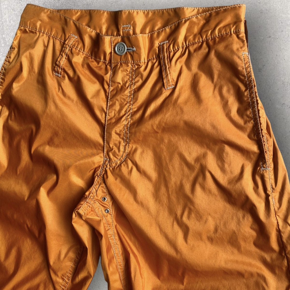 Comme des Garcons SS04 Orange Nylon Pants Size US 32 / EU 48 - 1 Thumbnail