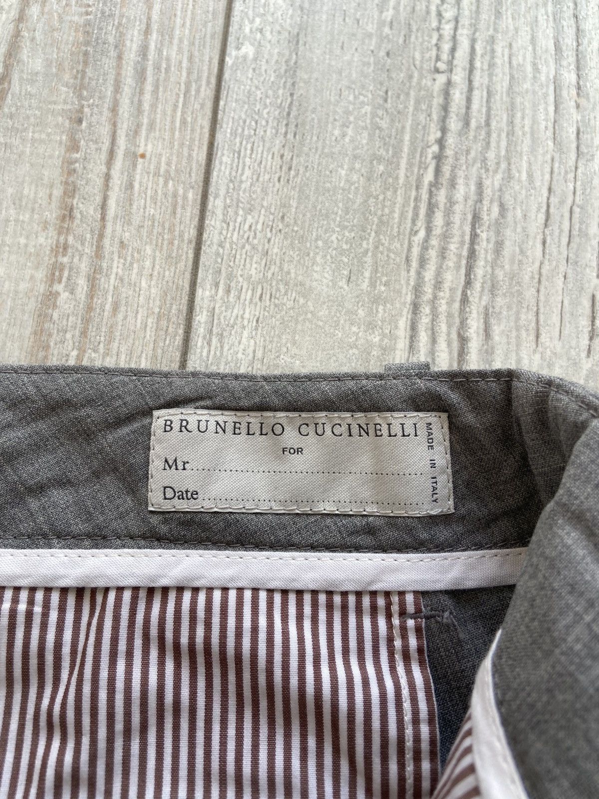 Brunello Cucinelli Brunello Cucinelli Leisure Fit Virgin Wool Cargo Pants Size US 39 - 13 Thumbnail