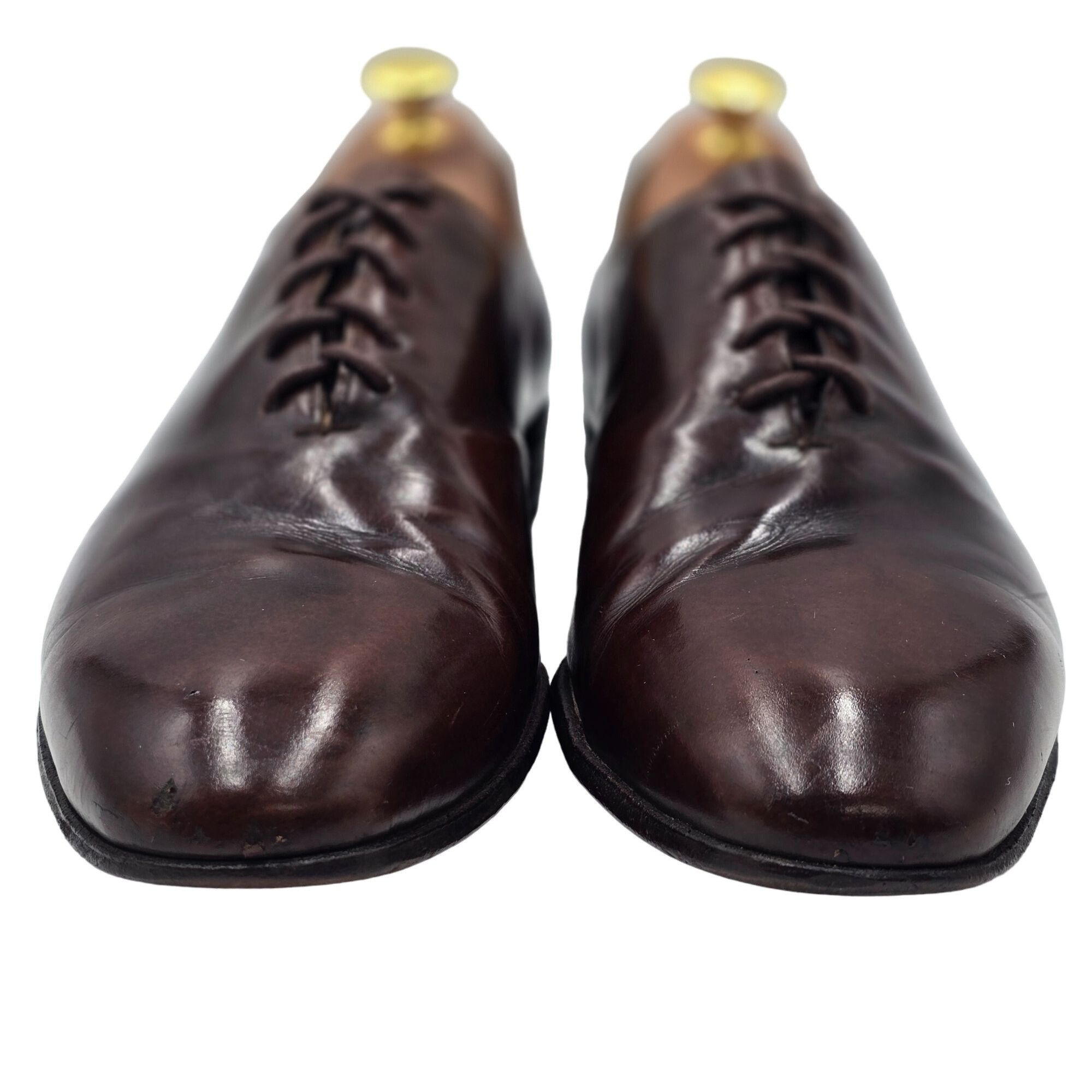 Florsheim Vintage Florsheim Spain Wholecut Mens 7.5 Dark Brown Leather Size US 7.5 / EU 40-41 - 3 Thumbnail