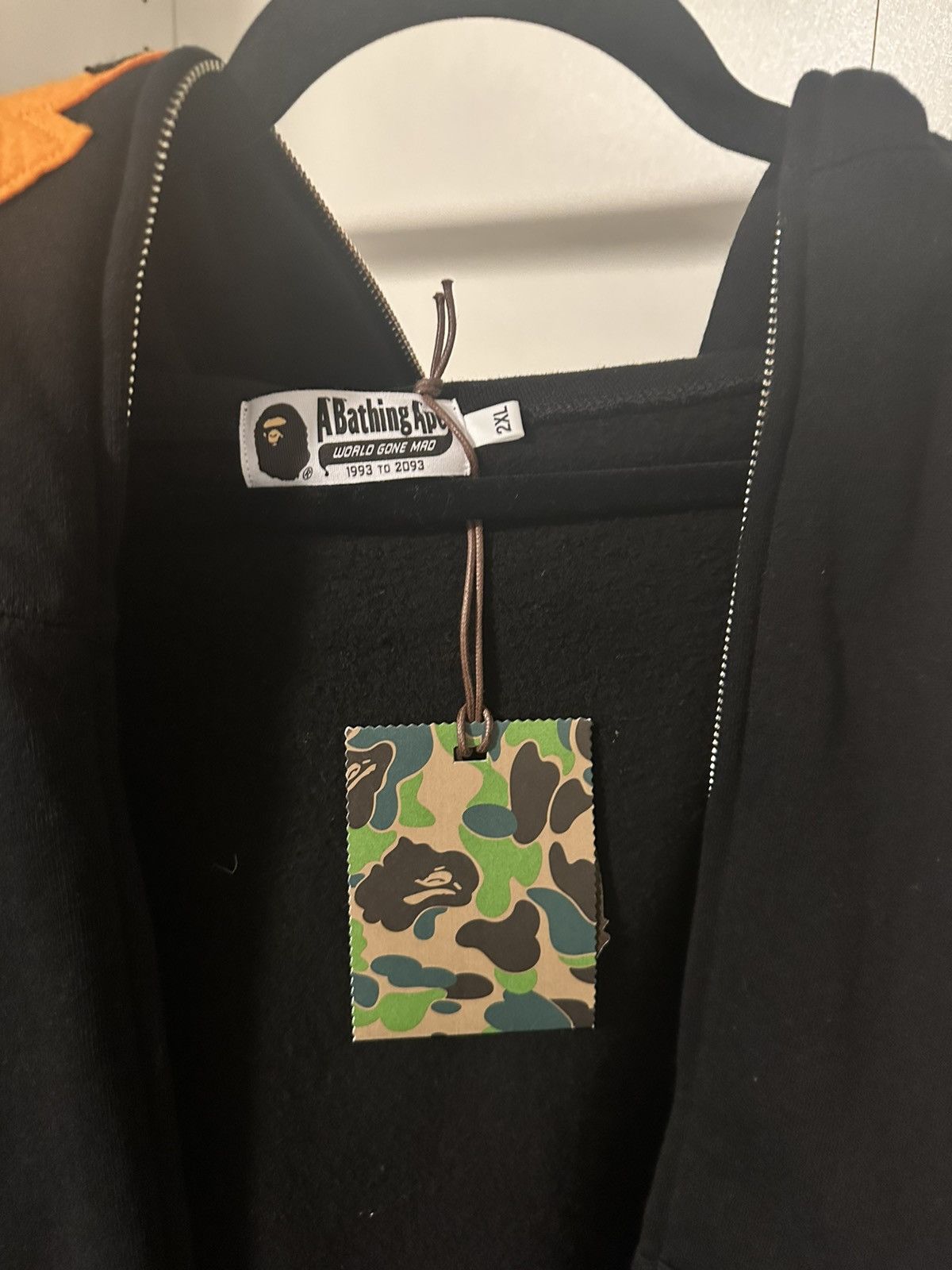 Bape Bape Black Tiger Zip-up Hoodie Size US XXL / EU 58 / 5 - 3 Thumbnail