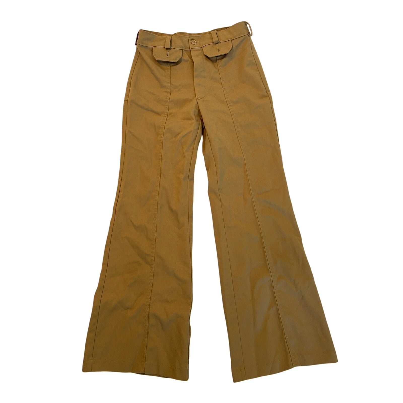 Other Vintage 70s JC Penney High-Waisted Flare Pants, Size 4 Size 27" / US 4 / IT 40 - 1 Thumbnail