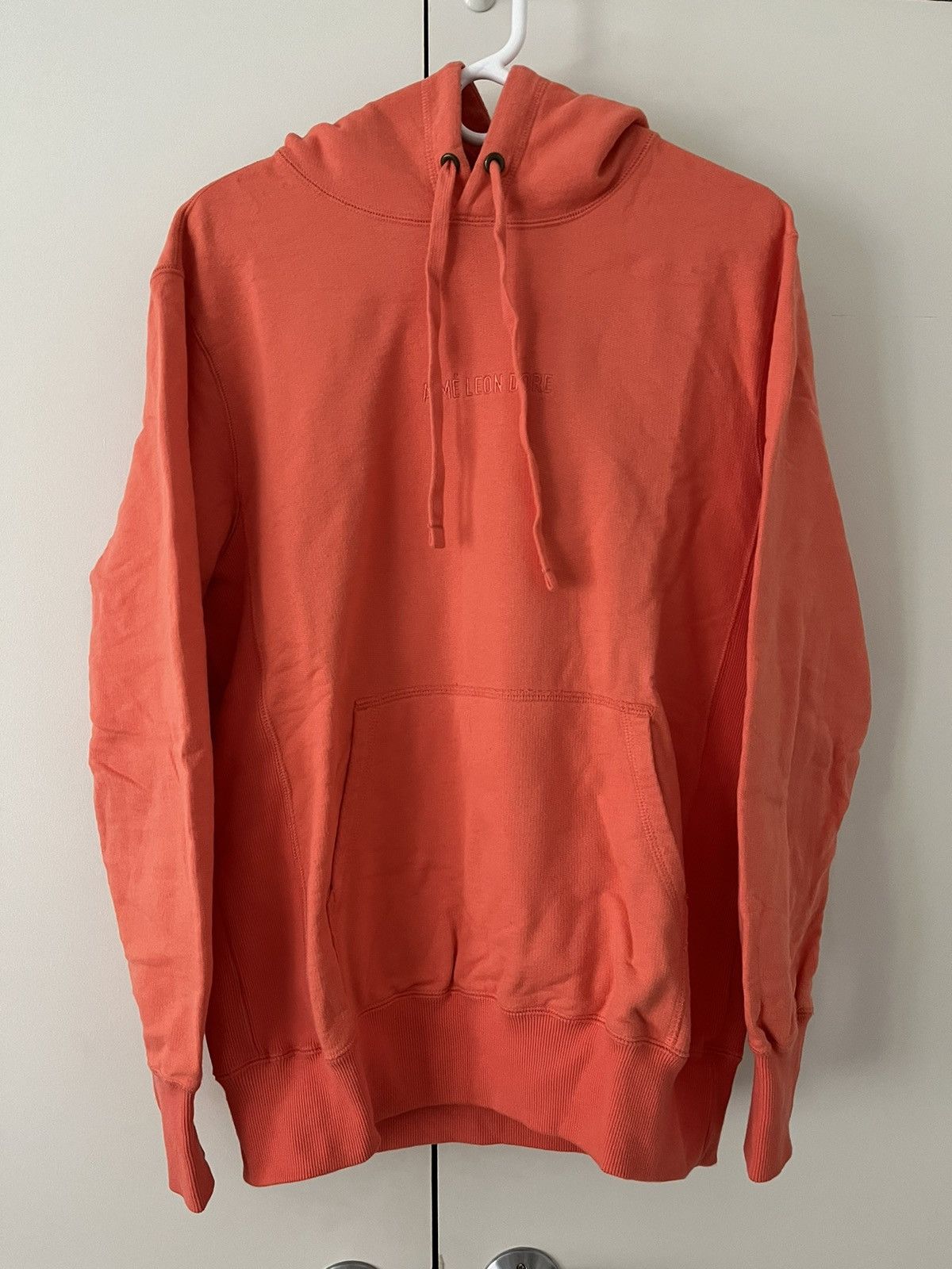 Aime Leon Dore Sz Medium ALD Orange brushed hoodie sweatpants set Size US M / EU 48-50 / 2 - 1 Thumbnail