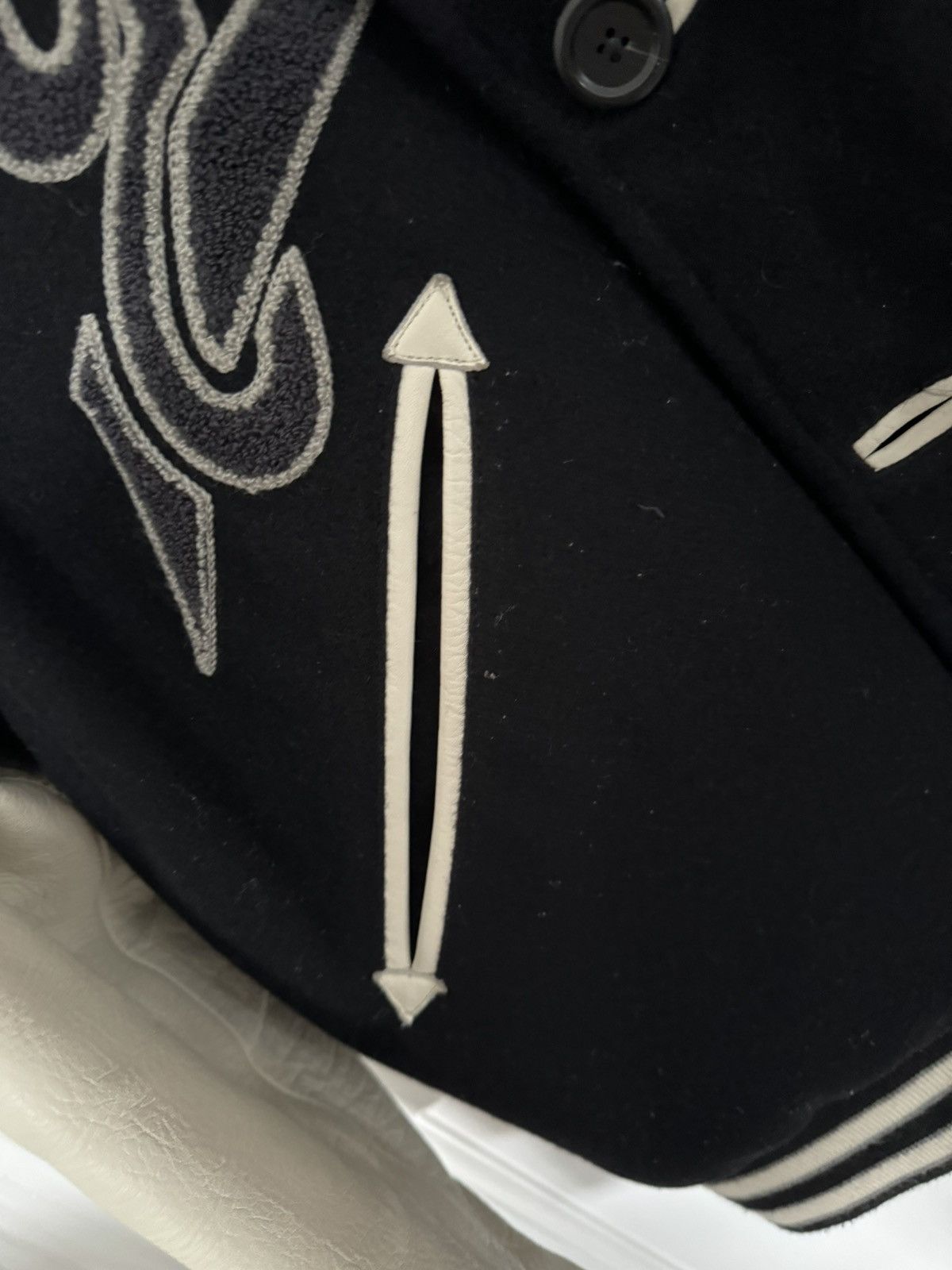 General Research AW2001 General Research Wool and Leather Varsity Jacket Size US M / EU 48-50 / 2 - 4 Thumbnail