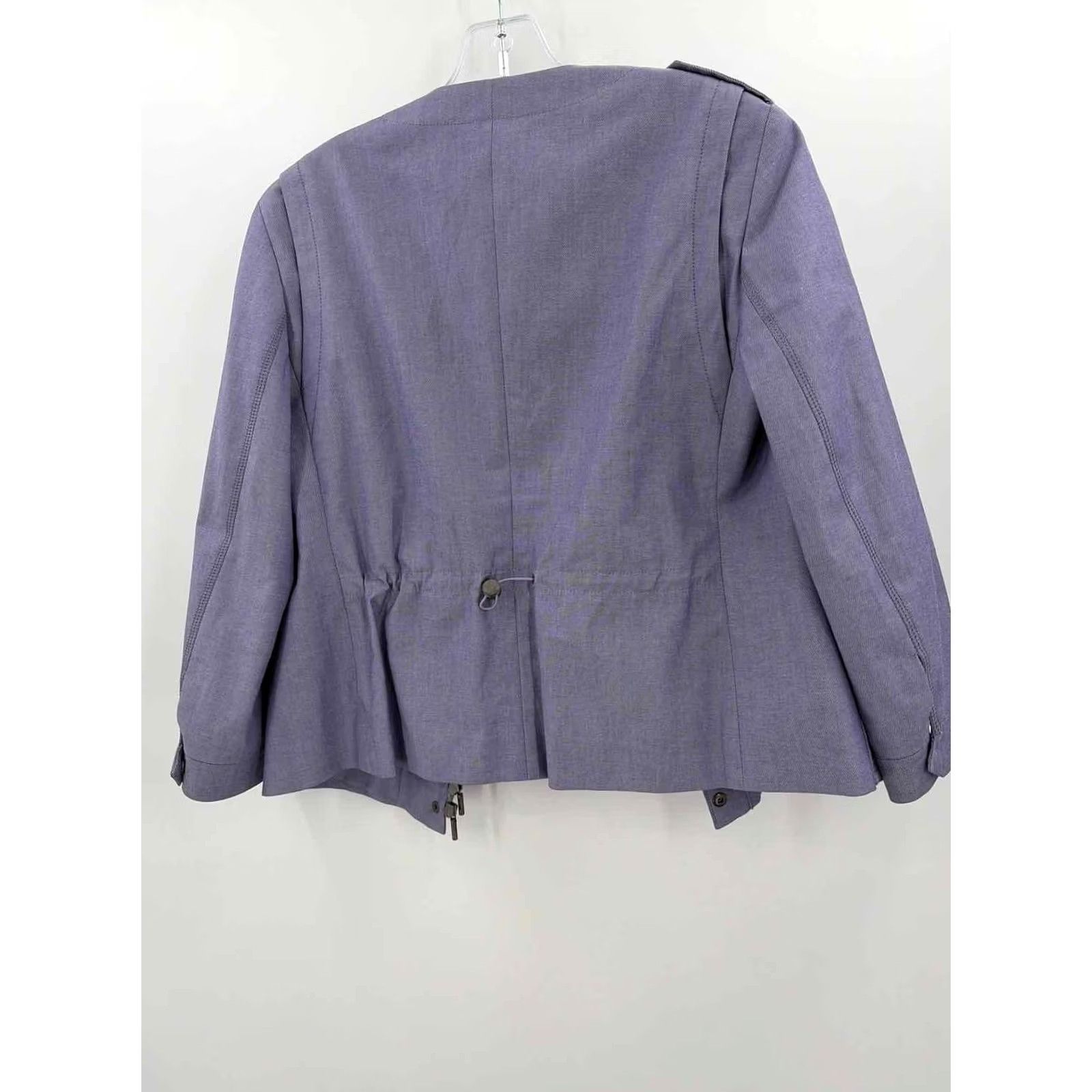 Vintage Pre-Owned Akris Punto Purple Size 10 Blazer Size L / US 10 / IT 46 - 2 Thumbnail