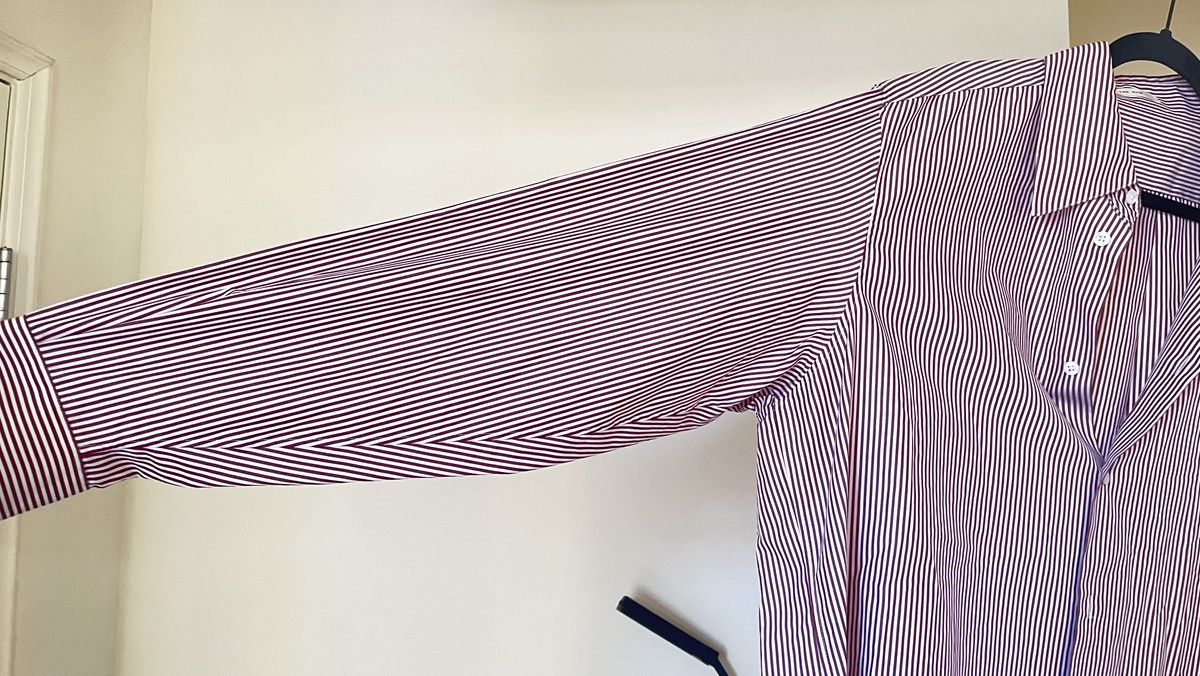 The Row The Row 'Kroner' striped long sleeve shirt Size US XL / EU 56 / 4 - 2 Thumbnail