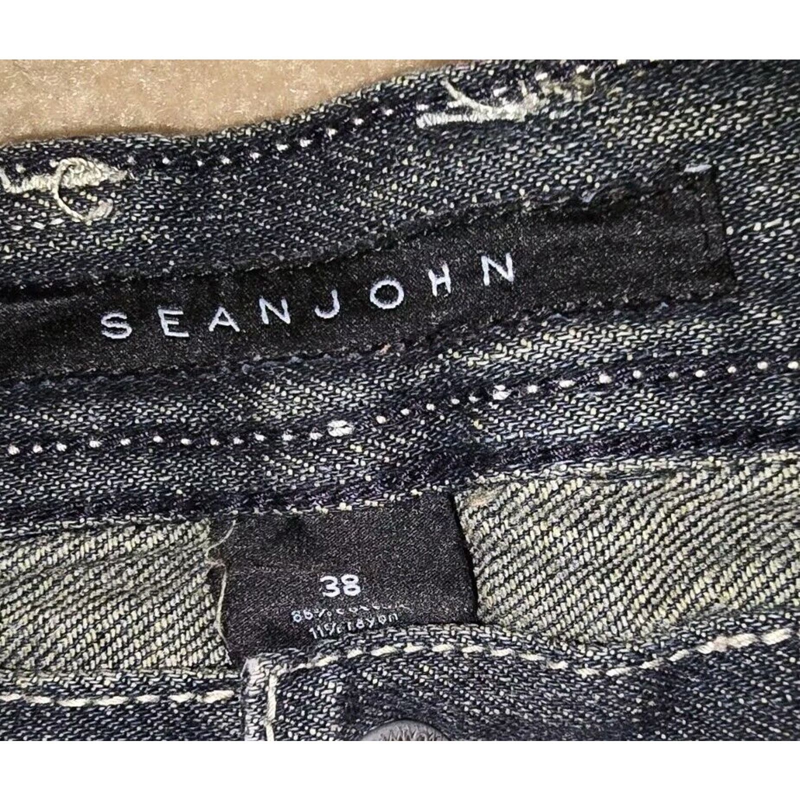 Sean John Vtg Y2K Sean John Jeans Mens 38x32 Blue Relaxed Fit Wide Leg Size US 38 / EU 54 - 4 Thumbnail