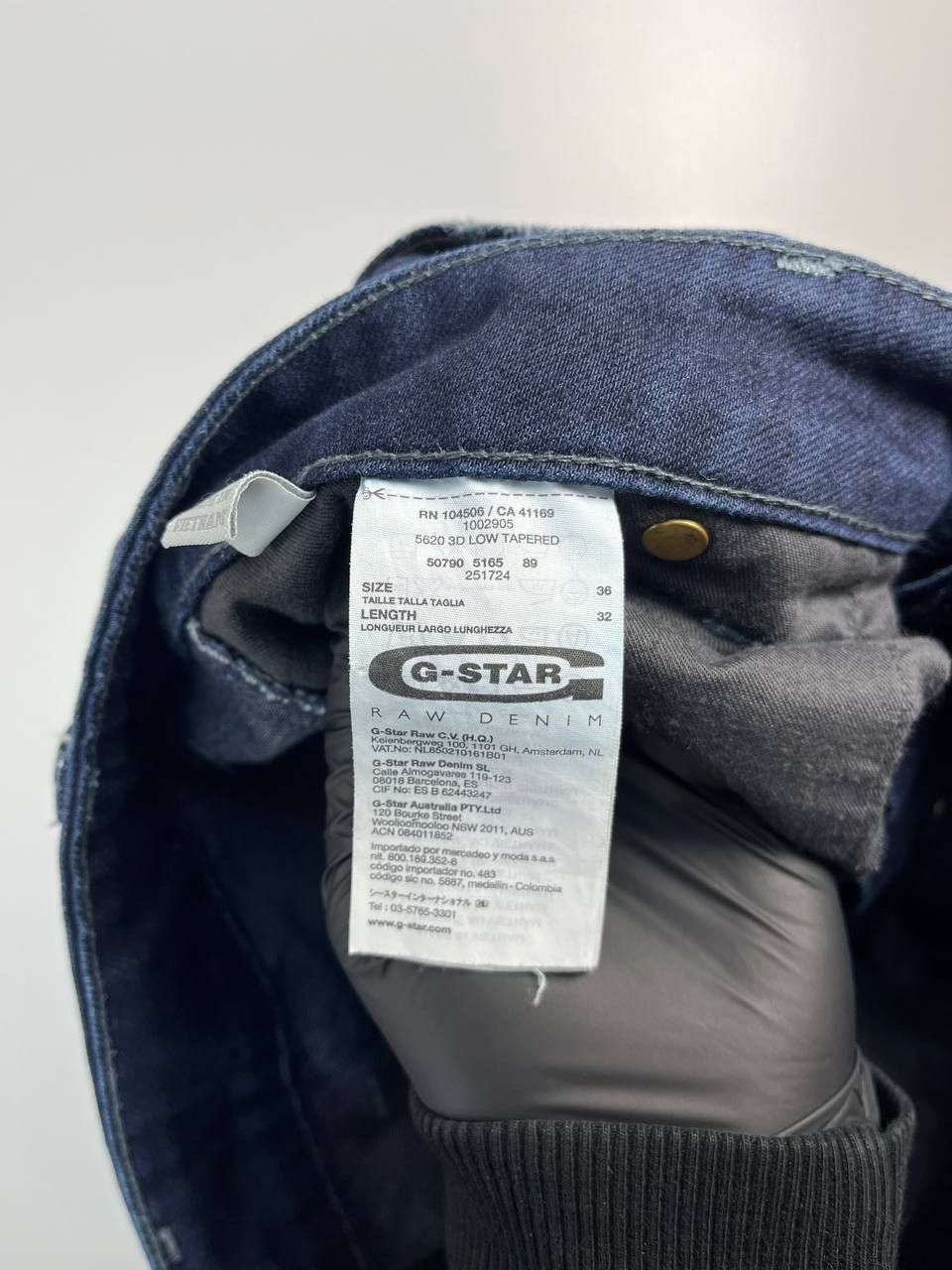 G-Star G-Star Raw 5620 3D Low Tapered Jeans Size W36 Size US 36 / EU 52 - 3 Thumbnail
