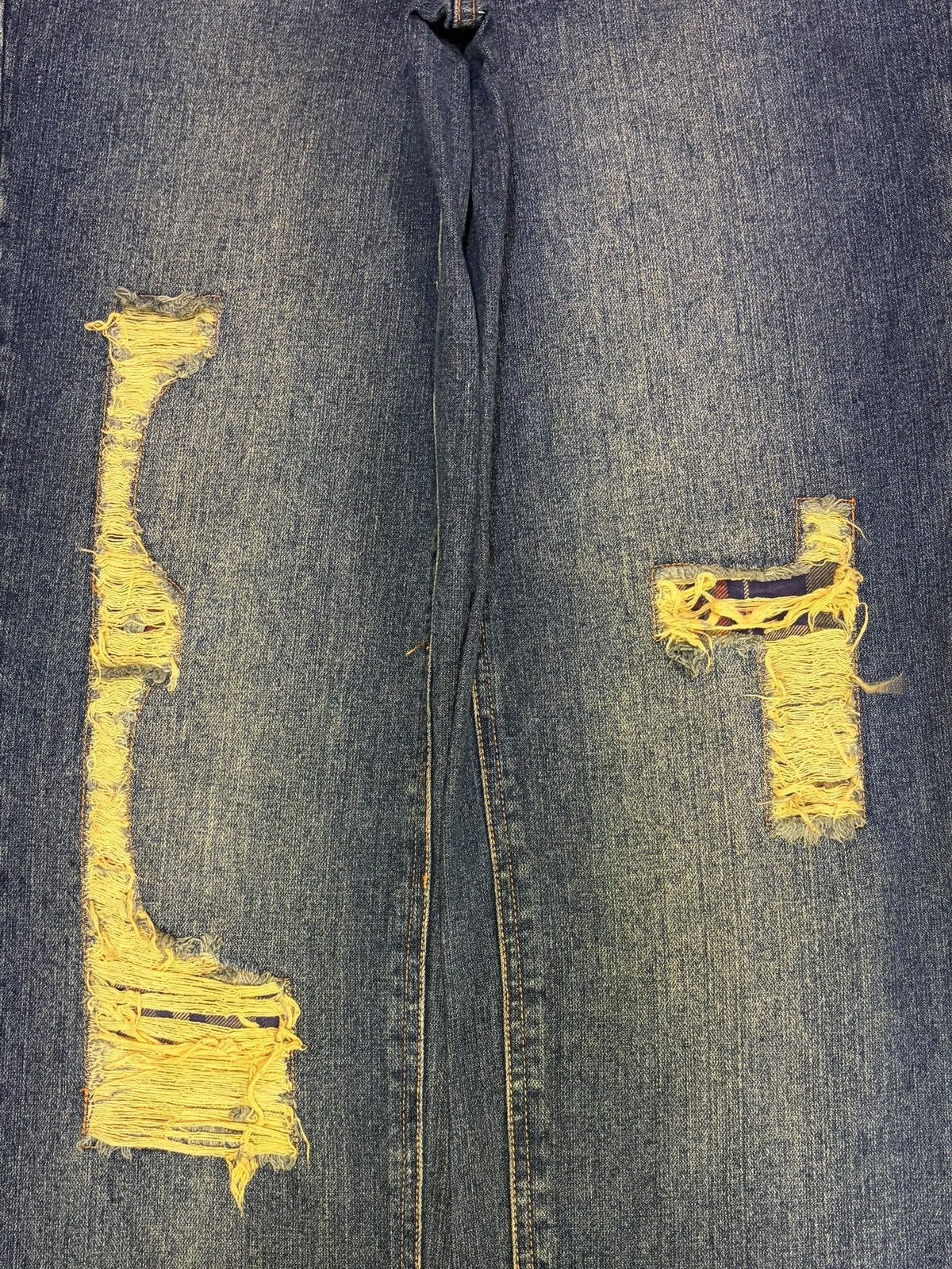 Edwin Vintage Japanese Brand Rusty Wash Distressed Jeans Size 30" / US 8 / IT 44 - 3 Thumbnail