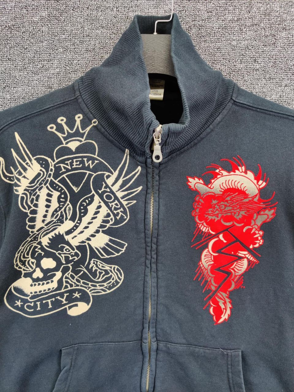 Ed Hardy Ed Hardy Christian Audigier Love Kills Sweater Jacket Size US L / EU 52-54 / 3 - 5 Thumbnail