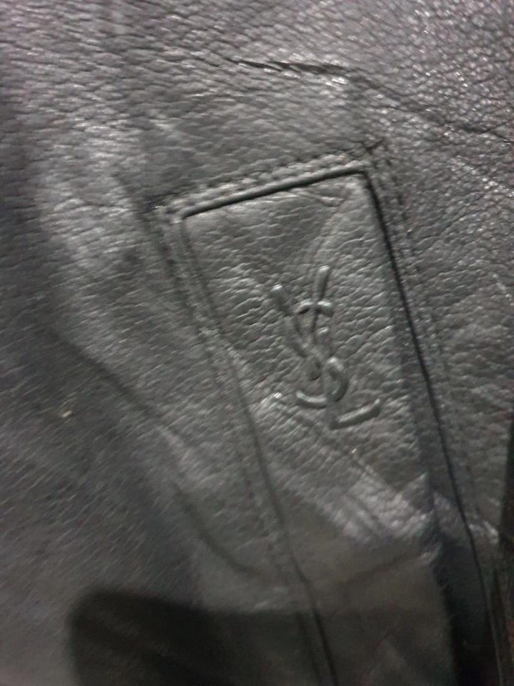 Vintage × Yves Saint Laurent Rare Leather Jacket Yves saint lauren Size US XXL / EU 58 / 5 - 3 Thumbnail