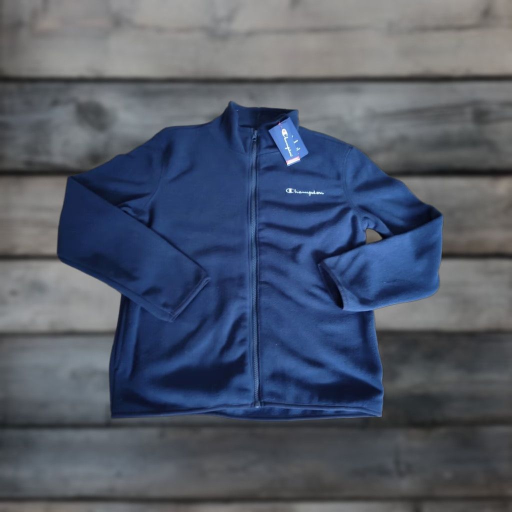 Champion Champion Polar Fleece Full Zip Jacket Women's Navy Blue Size M NWT NEW Size M / US 6-8 / IT 42-44 - 1 Thumbnail