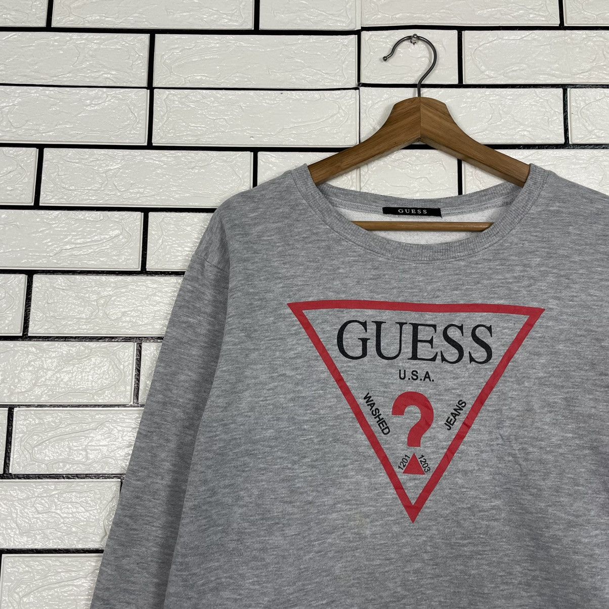 Guess Guess Big Logo Crewneck Sweatshirt Size US M / EU 48-50 / 2 - 6 Thumbnail
