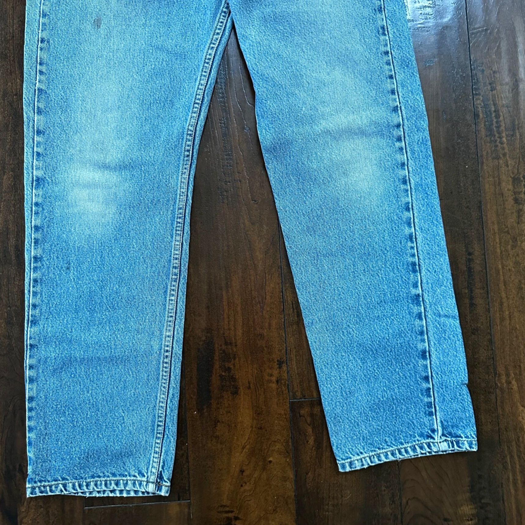 Levi's VINTAGE Levi's 505 Jeans - Denim - Regular - 34x30 - Light Blue - USA Orange Tab - Men - 1980s 1990s Theme: American Flag/USA Size US 34 / EU 50 - 3 Thumbnail
