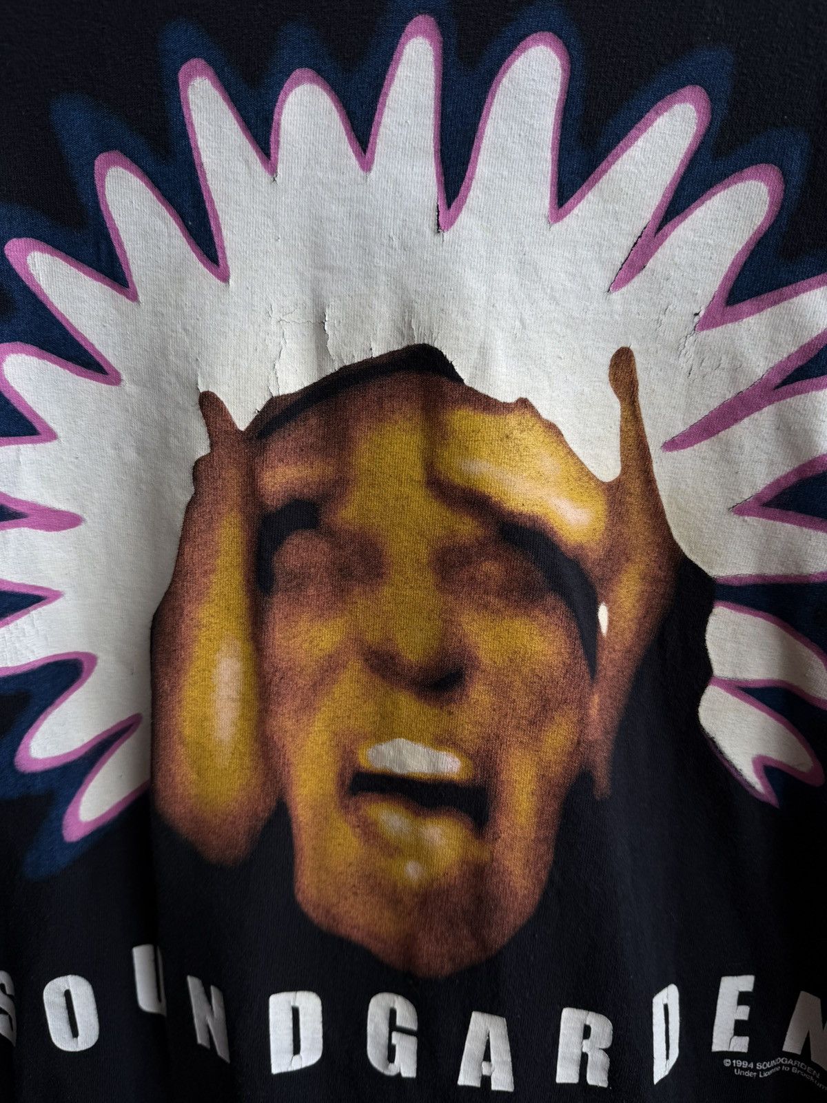 Band Tees 🔥🔥 Vintage Soundgarden Black Hole Sun longsleeve tee Size US XL / EU 56 / 4 - 6 Thumbnail