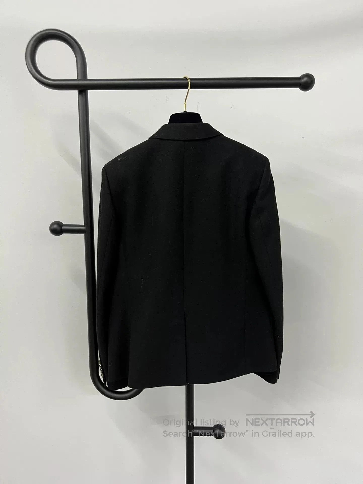 Saint Laurent Paris Saint Laurent YSL Badge Embroidered Wool Blazer. Size US XXS / EU 40 - 2 Thumbnail
