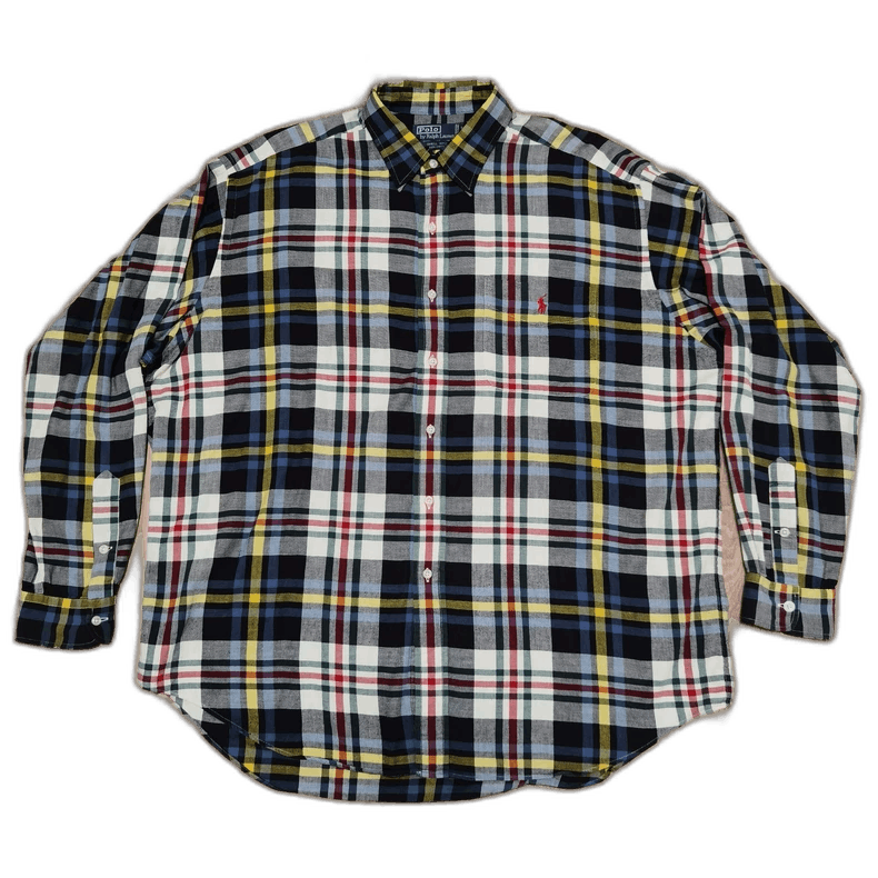 RRL Ralph Lauren Vintage Ralph Lauren Plaid Button-Up Shirt Size US XL / EU 56 / 4 - 1 Thumbnail