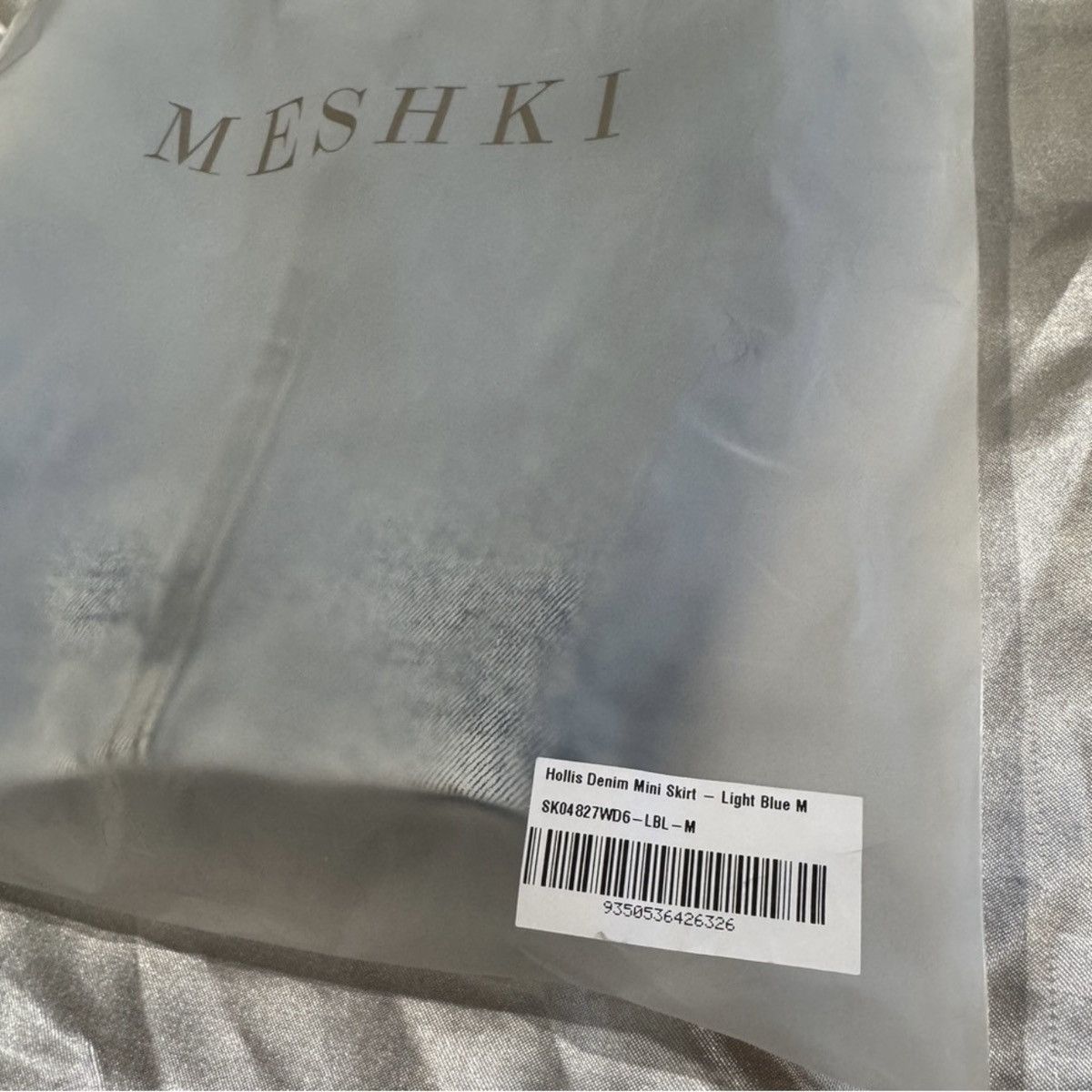 Other Meshki Hollis Denim Mini Skirt Size 28" / US 6 / IT 42 - 3 Thumbnail