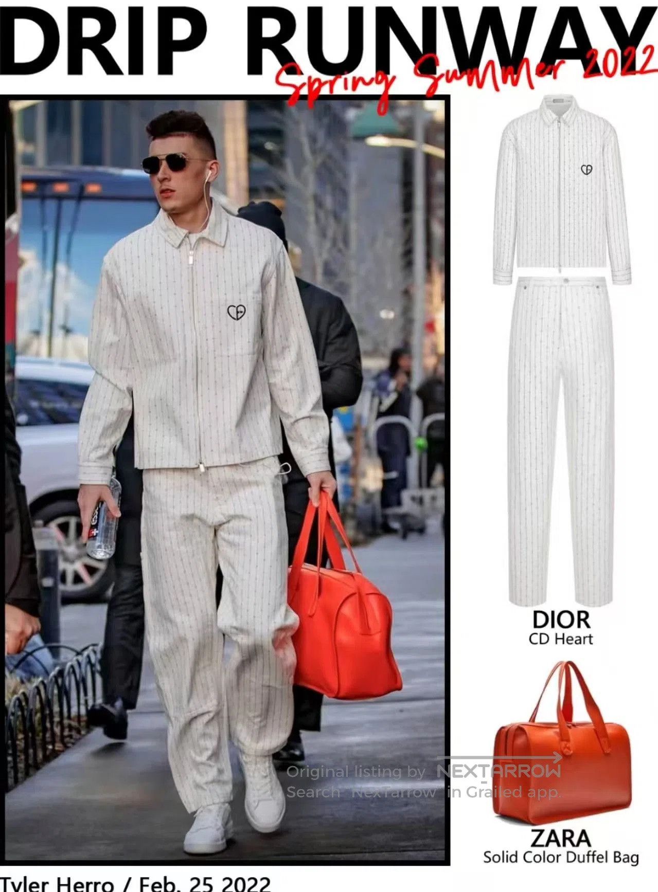 Dior Dior SS22 Striped Logo Embroidery Denim Jacket. Size US S / EU 44-46 / 1 - 7 Thumbnail