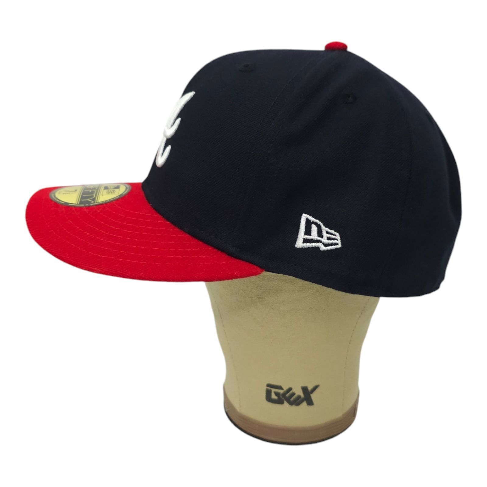 New Era Atlanta Braves Fitted 7 1/2 Hat MLB Cap Embroidered Logo New Size ONE SIZE - 10 Thumbnail