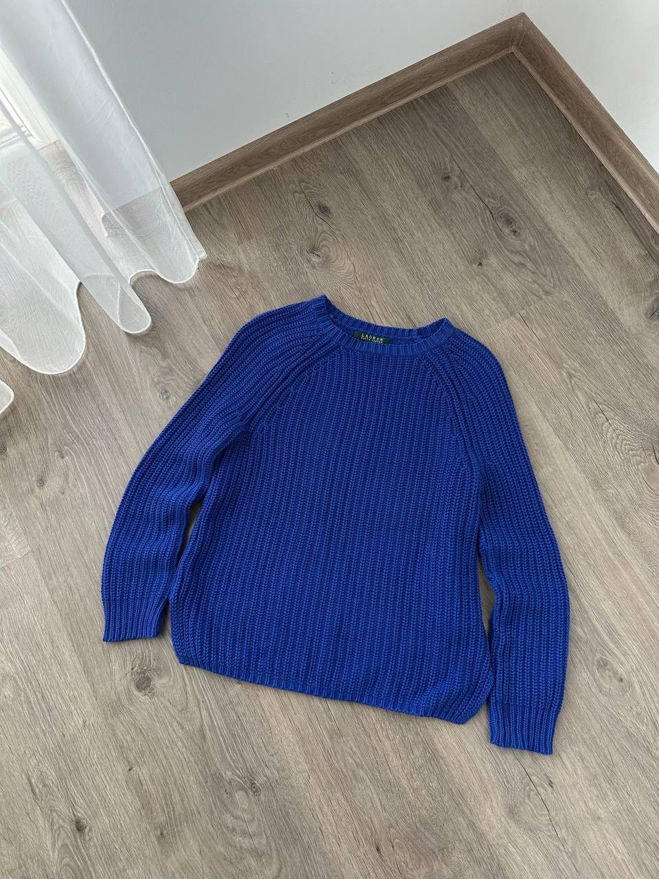 Polo Ralph Lauren × Vintage Vintage Polo Ralph Lauren Blue Ribbed Knit Sweater Size XS / US 0-2 / IT 36-38 - 10 Thumbnail