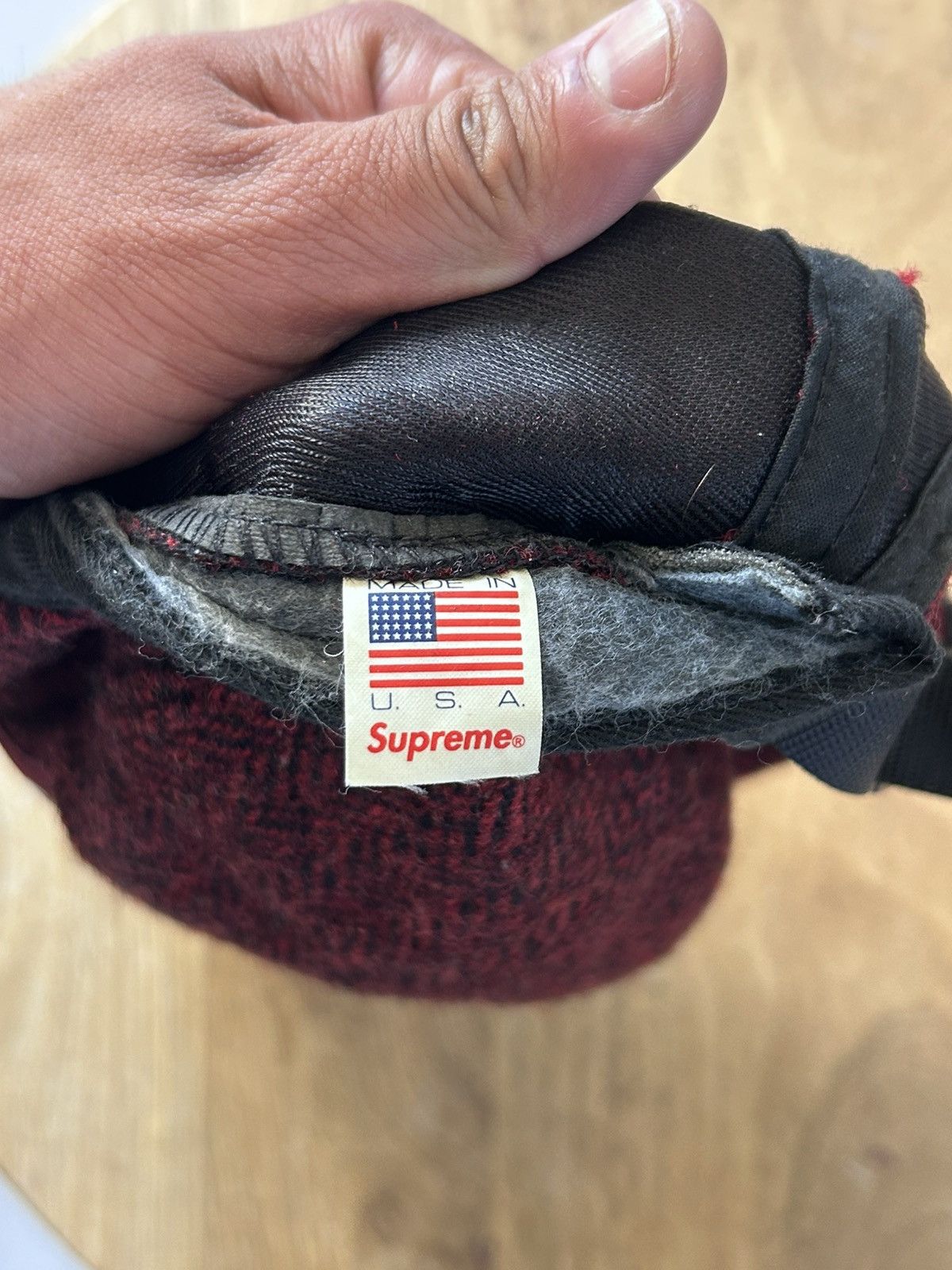 Supreme Supreme FW2012 Harey Tweed Herringbone Camp Cap Size ONE SIZE - 10 Thumbnail