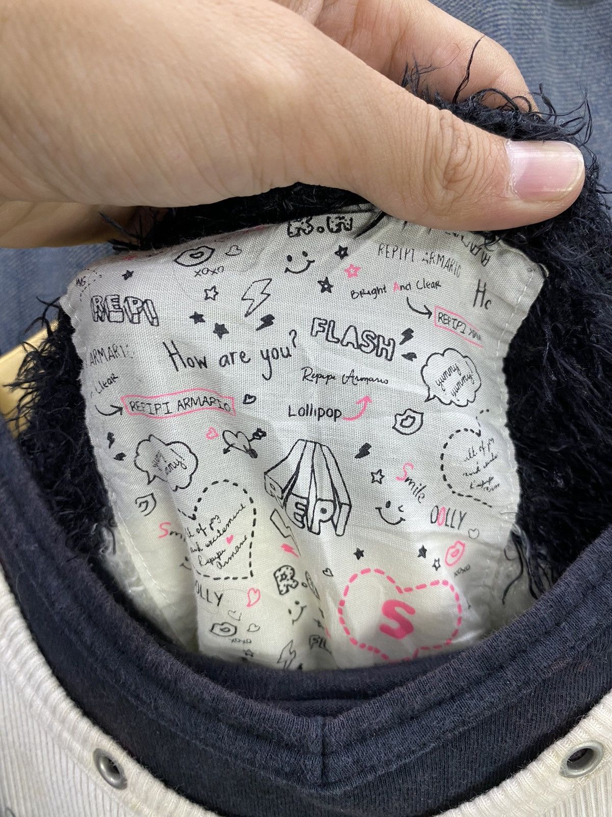 If Six Was Nine × Japanese Brand Fuzzy Mohair Grunge repipi armario Kurt Cobain Style Size US S / EU 44-46 / 1 - 6 Thumbnail