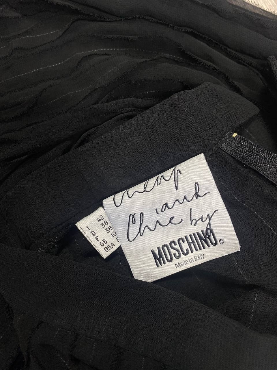 Moschino Vintage Moschino Cheap and chic black pants Size 30" / US 8 / IT 44 - 6 Thumbnail