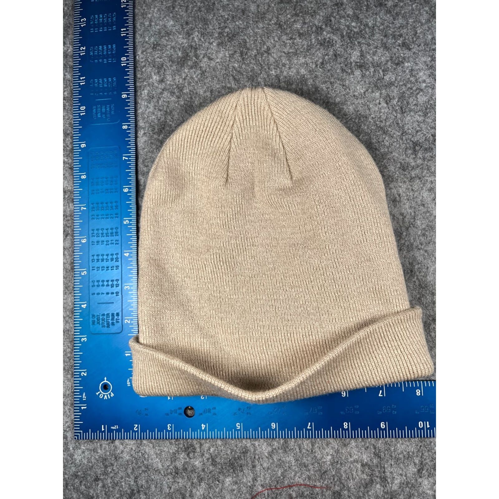 Vintage REI Co-op Beanie Toque Adult One Size Beige Knit Acrylic Wool Blend Hat Mens Beanie Cap Camp Outdoor Fishing 90s Size ONE SIZE - 4 Thumbnail