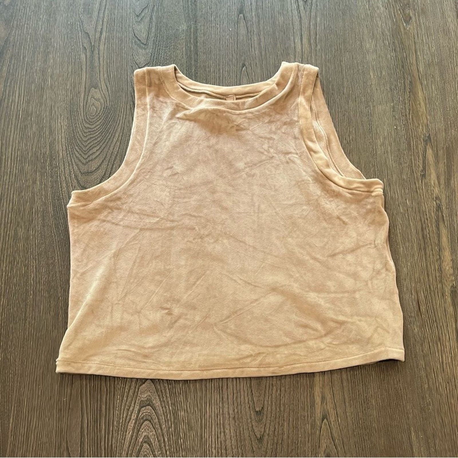 SKIMS NWT Skims Velour Crewneck Tank Honey Size 4X Size 4XL / US 24-26 - 1 Thumbnail