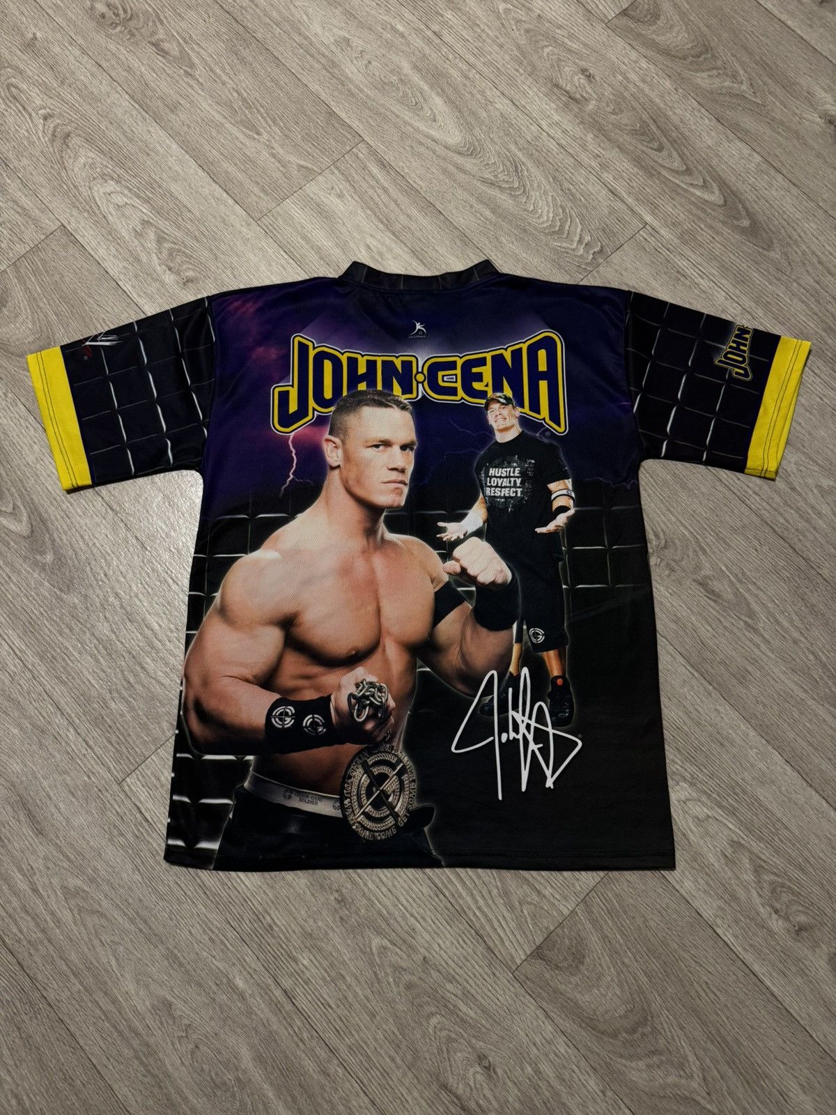 WWE 🔷Vintage WWE John Cena Jersey 2000s🔷 Size US XL / EU 56 / 4 - 6 Thumbnail