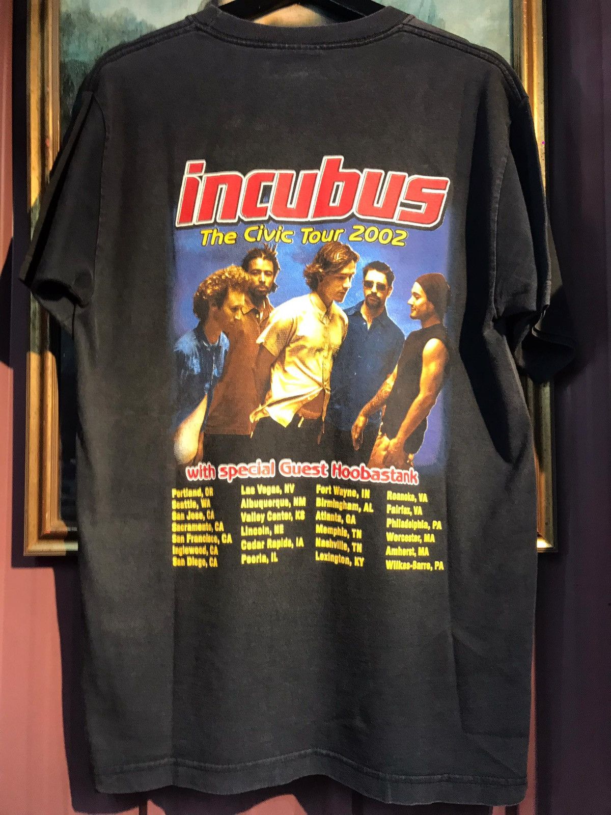 Band Tees VINTAGE 2002 INCUBUS THE CIVIC TOUR Size US L / EU 52-54 / 3 - 7 Thumbnail