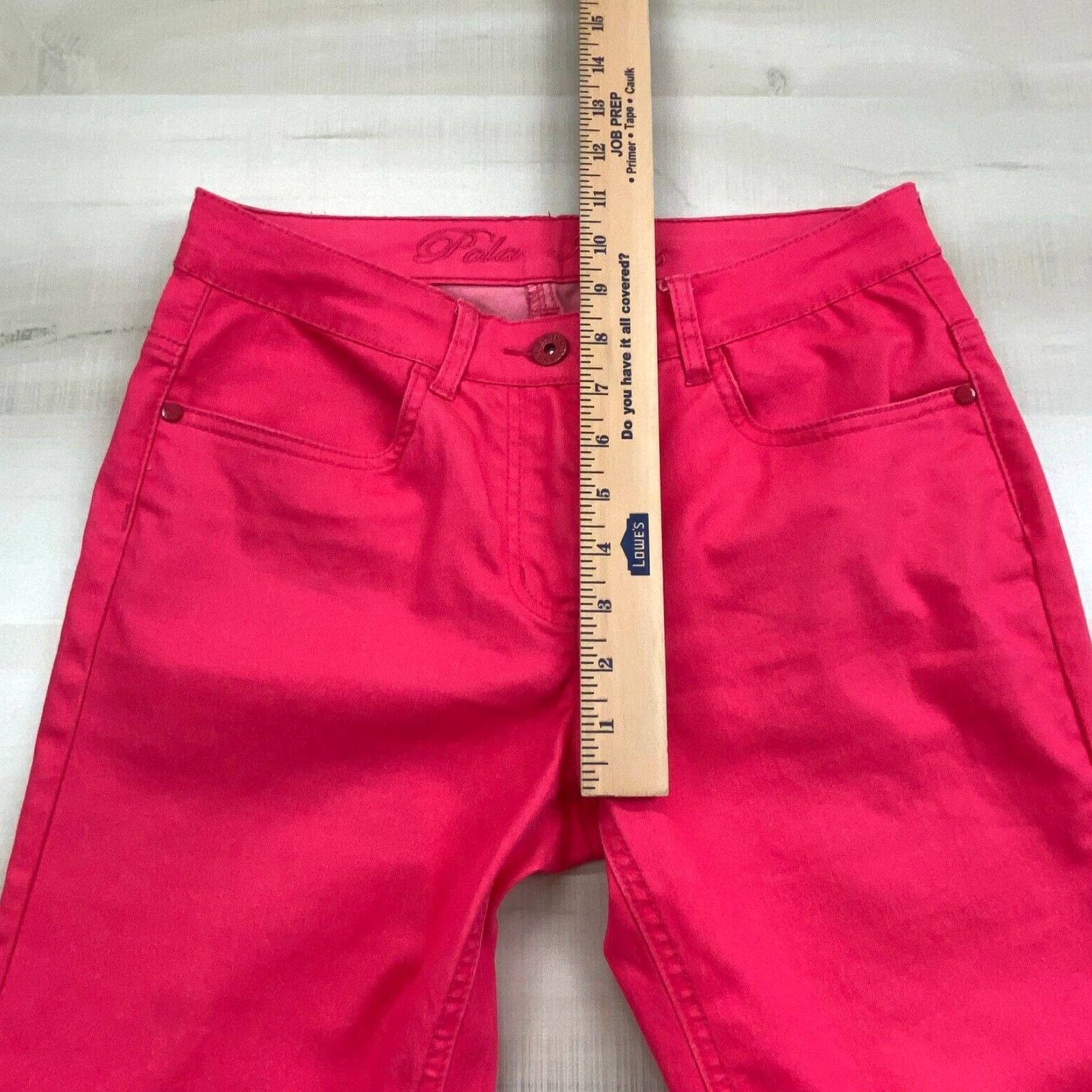 Vintage Pola Jeans Women's Pink Cropped Mid Rise Stretch Jeans Size 28 Size 28" / US 6 / IT 42 - 5 Thumbnail