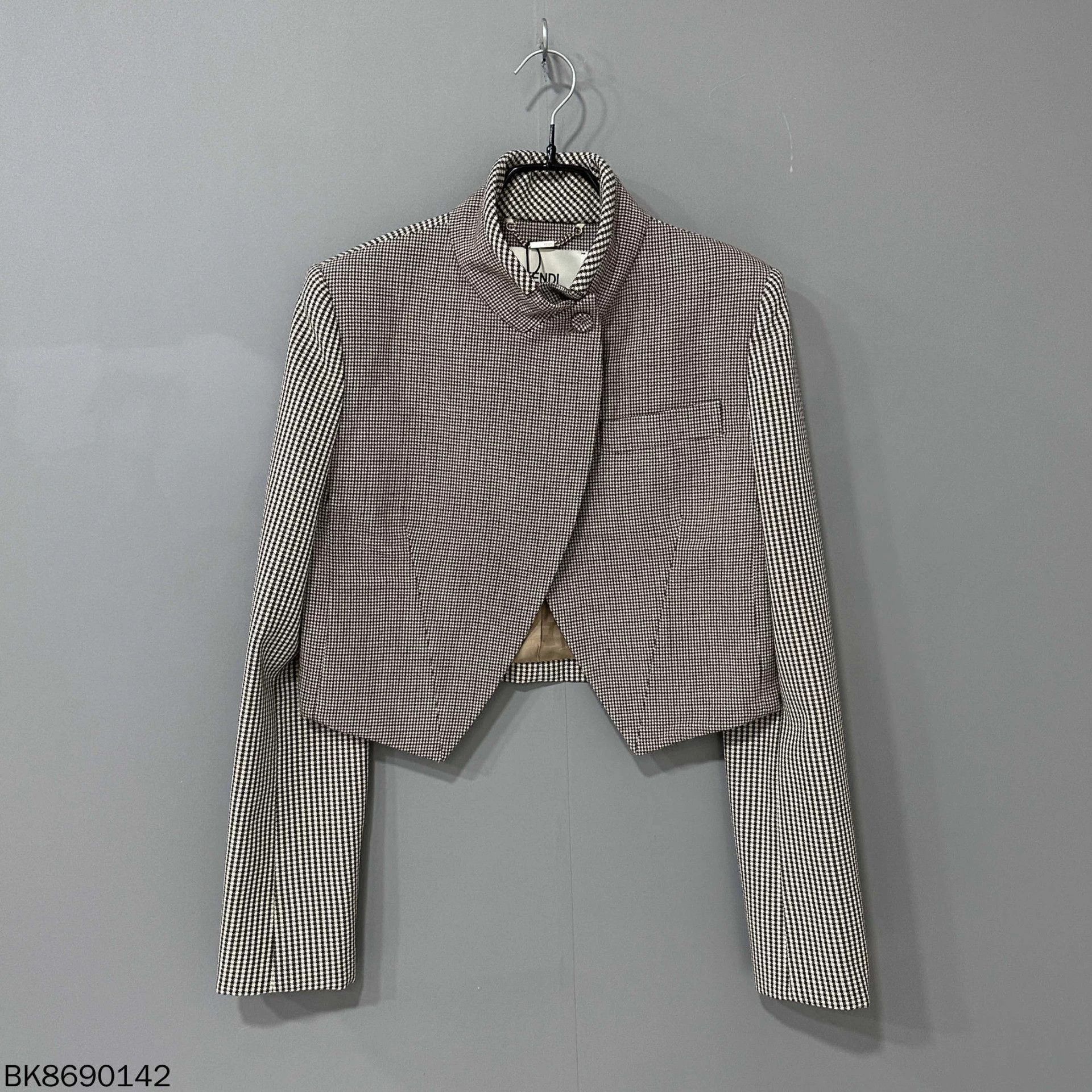 Fendi FENDI houndstooth shoulder-fit jacket Size XS / US 0-2 / IT 36-38 - 4 Thumbnail