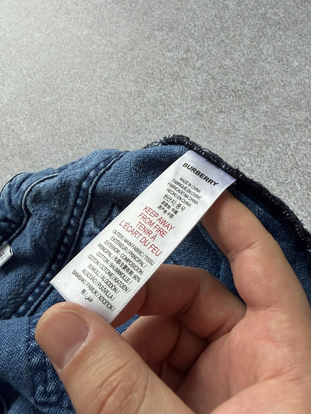 Burberry Burberry London Big Logo Denim Blue Jeans Pants Size It 40 Size 27" / US 4 / IT 40 - 11 Thumbnail