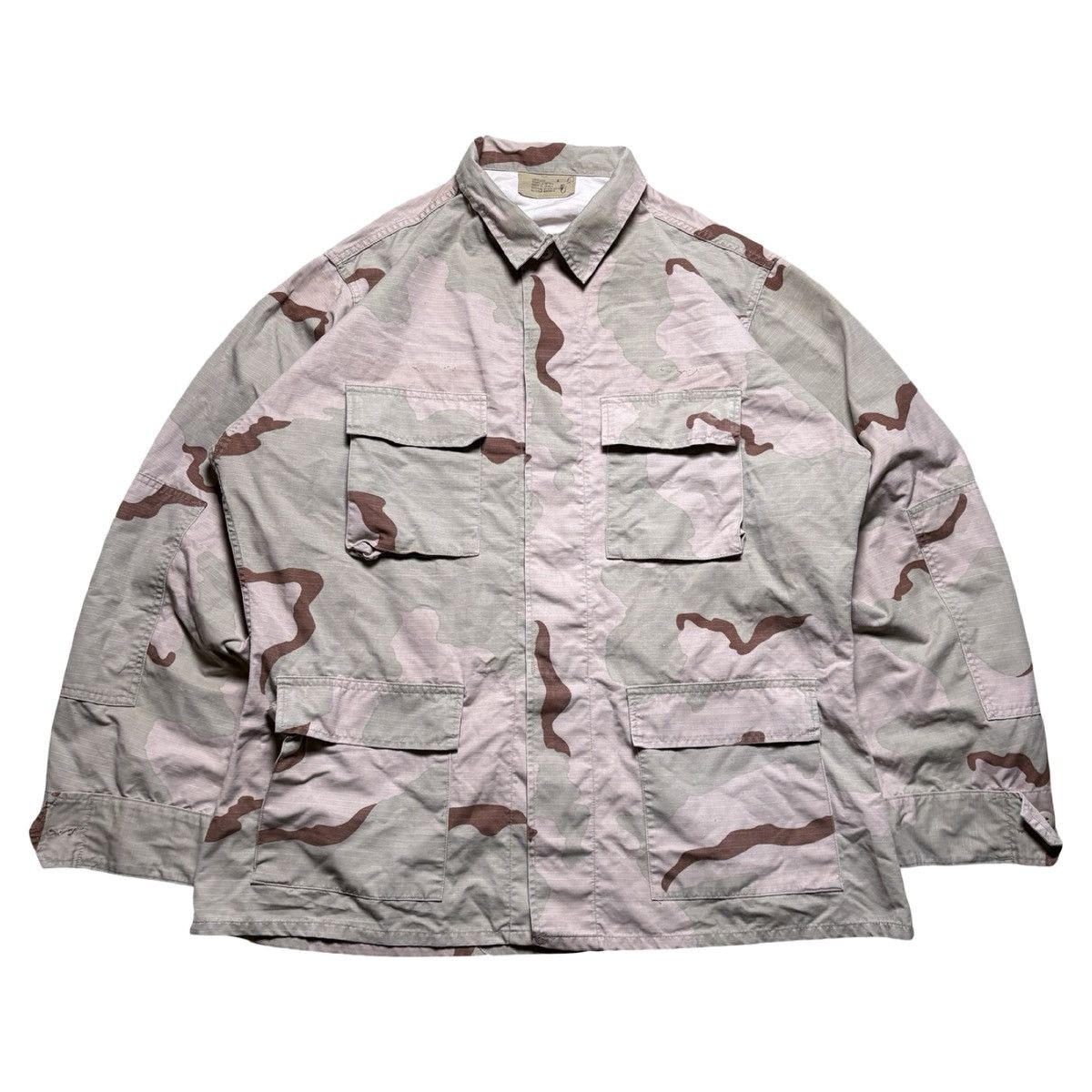 Other Vintage Military Shirt Mens Large L Combat Coat Desert Camo Size US L / EU 52-54 / 3 - 1 Thumbnail