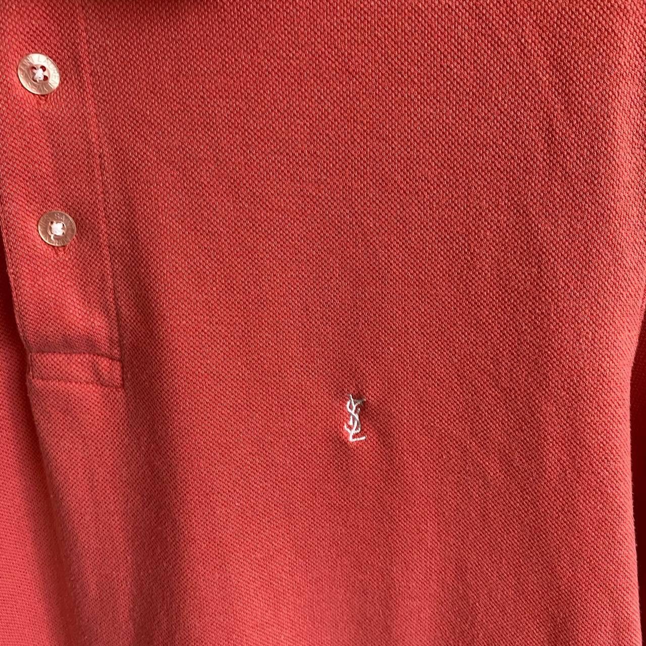 Designer × Yves Saint Laurent Vintage Yves Saint Lauren luxury small logo designer polo Size US L / EU 52-54 / 3 - 3 Thumbnail