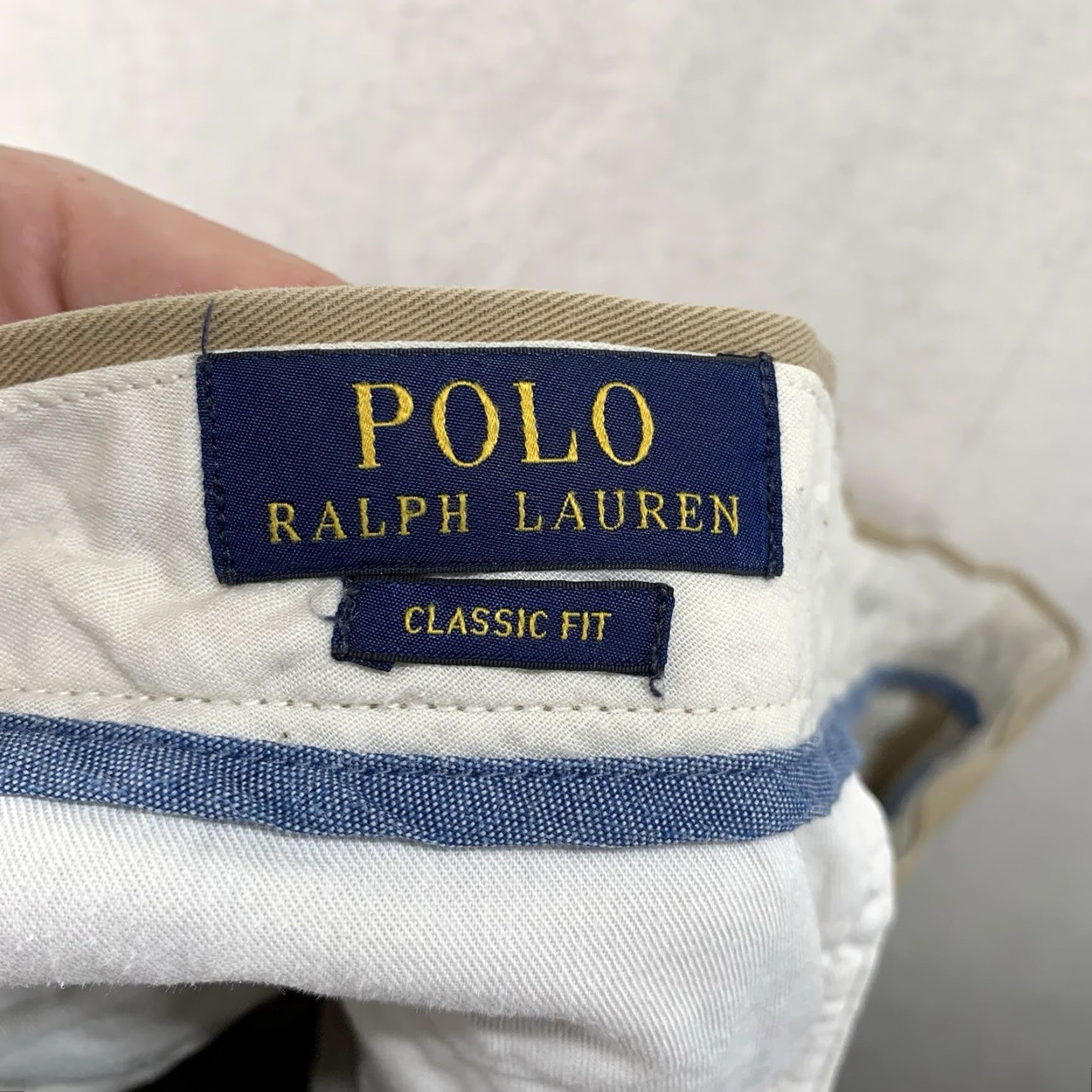 Polo Ralph Lauren Polo Ralph Lauren Bedford Chino Pants Classic Fit Cotton Twill Beige 35x31 Men's Regular Straight Front Pockets Button Zip Size US XS / EU 42 / 0 - 3 Thumbnail