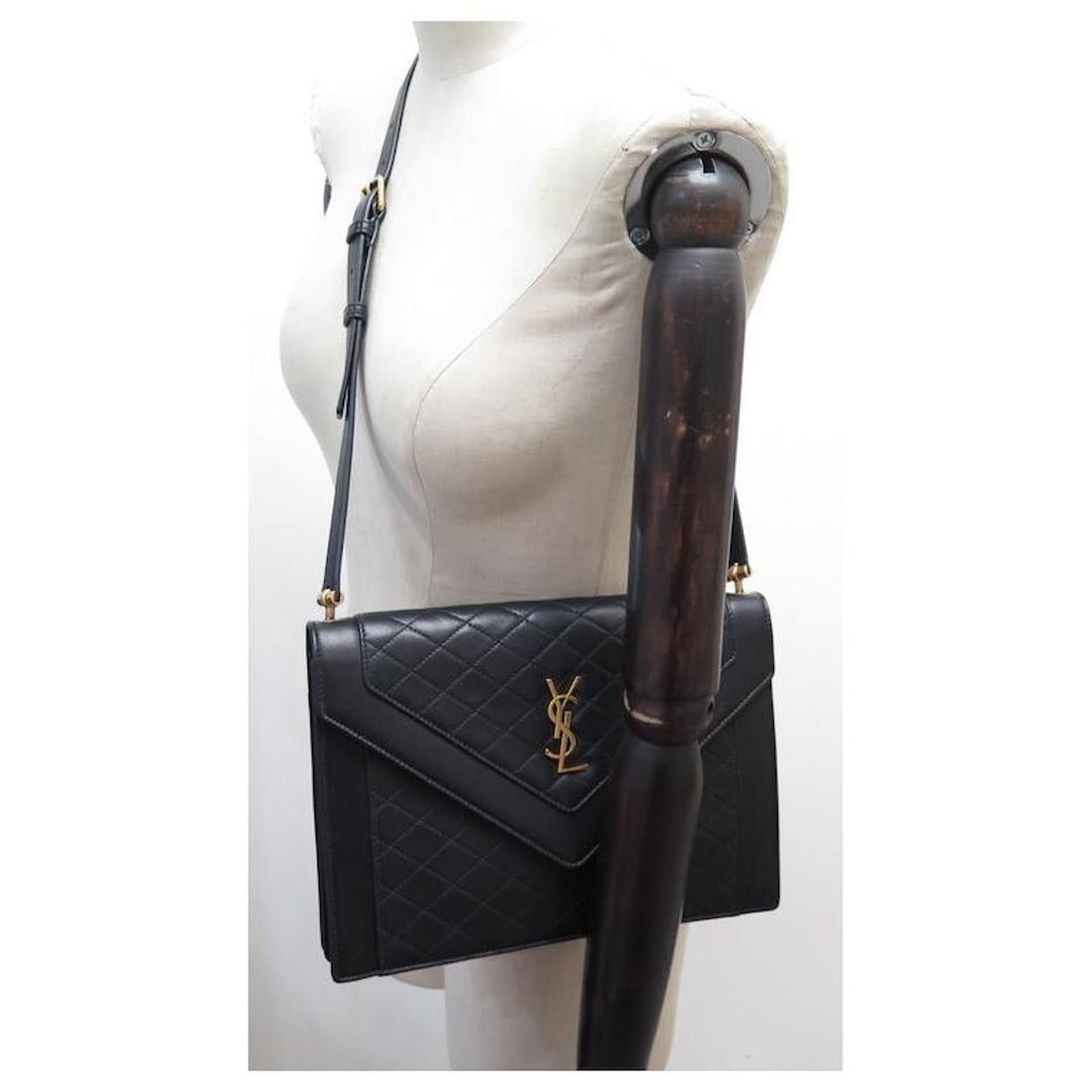 Saint Laurent Paris o1b1hav110824 Size: OS / Gaby Satchel Bag Lambskin in Black Size ONE SIZE - 5 Thumbnail