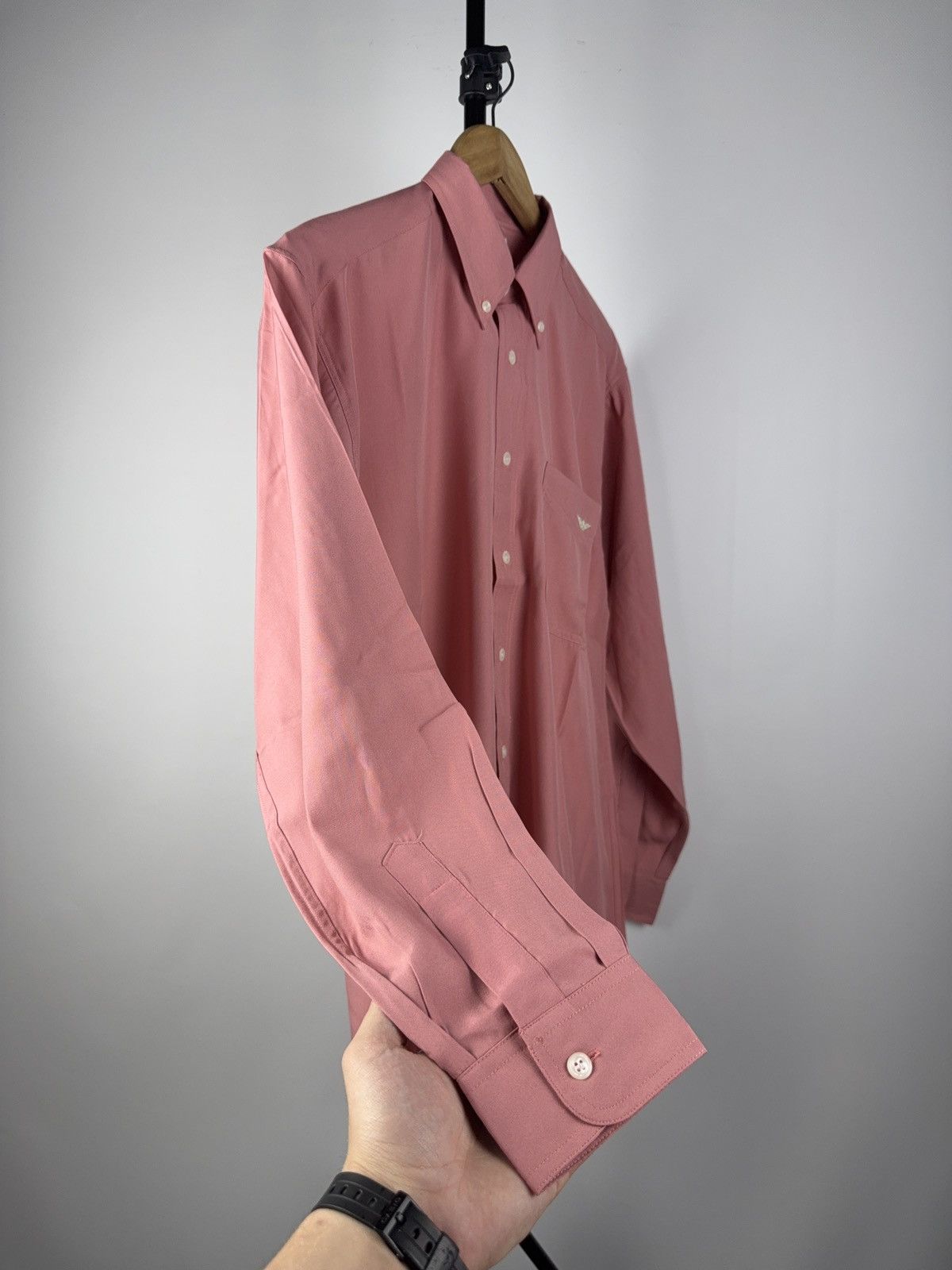 Armani Collezioni × Emporio Armani × Giorgio Armani Vintage 90s Emporio Armani Bottom down pocket Shirt Rare Size US M / EU 48-50 / 2 - 5 Thumbnail