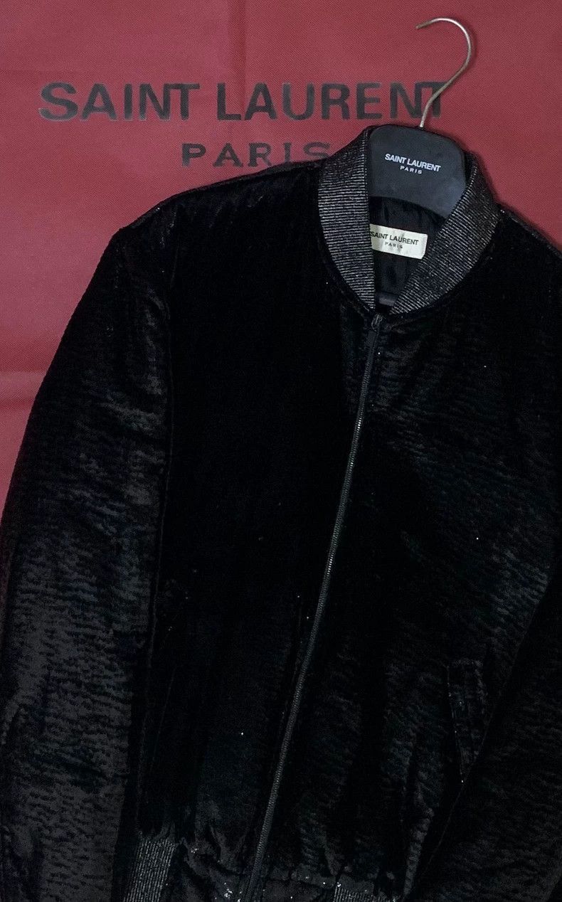 Saint Laurent Paris Saint Laurent SLP 17FW Black Bomber Jacket- Size US L / EU 52-54 / 3 - 7 Thumbnail