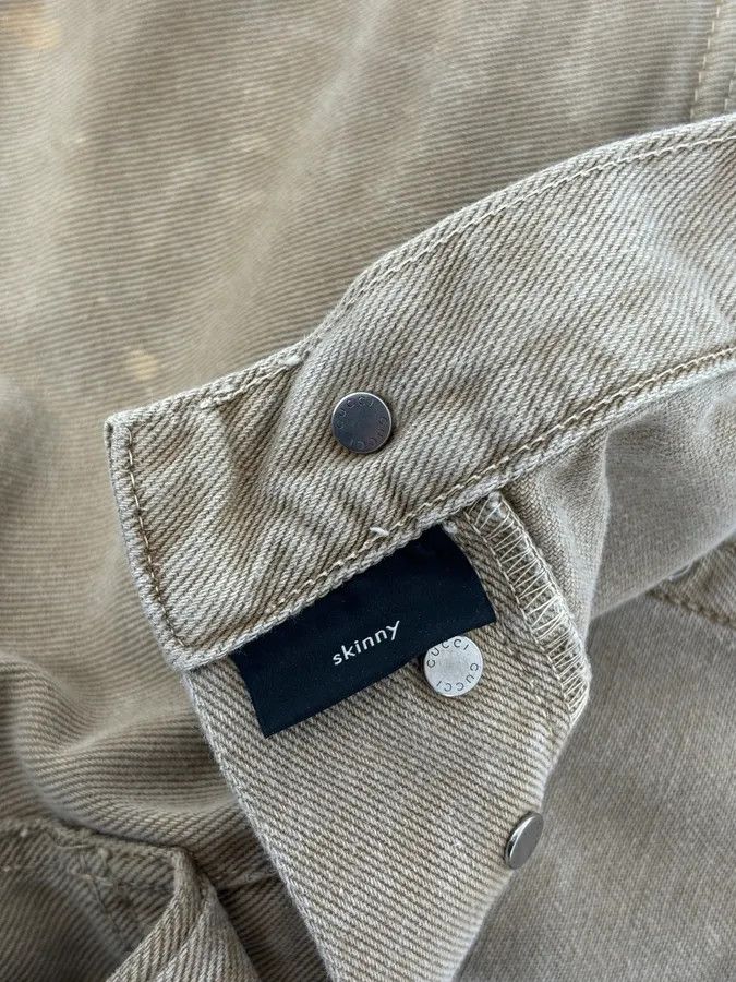 Gucci 2010s Gucci Beige Skinny Pants Size US 32 / EU 48 - 12 Thumbnail