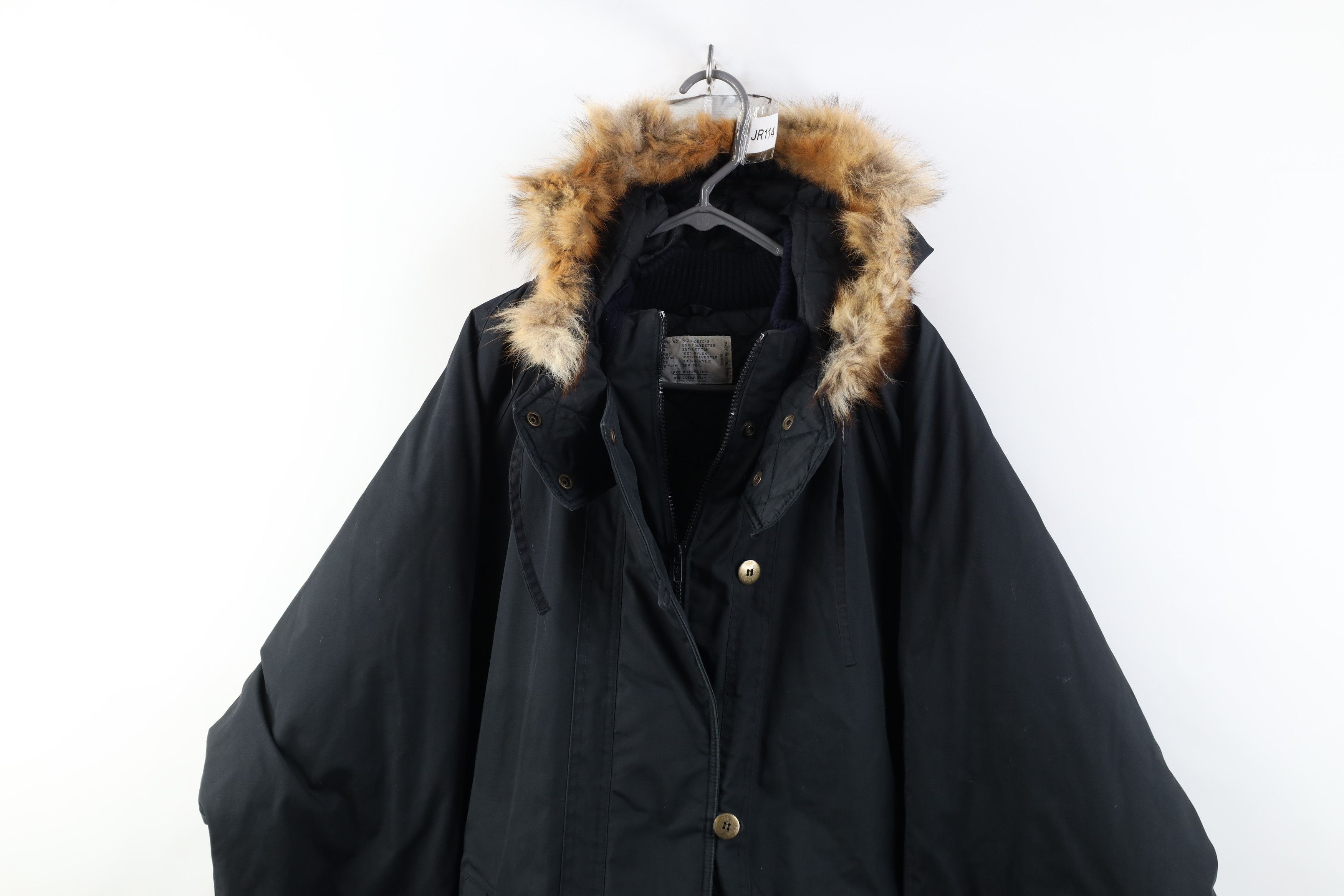 Vintage Vintage 90s Streetwear Fox Tail Fur Quilted Hooded Jacket Size US XXL / EU 58 / 5 - 2 Thumbnail