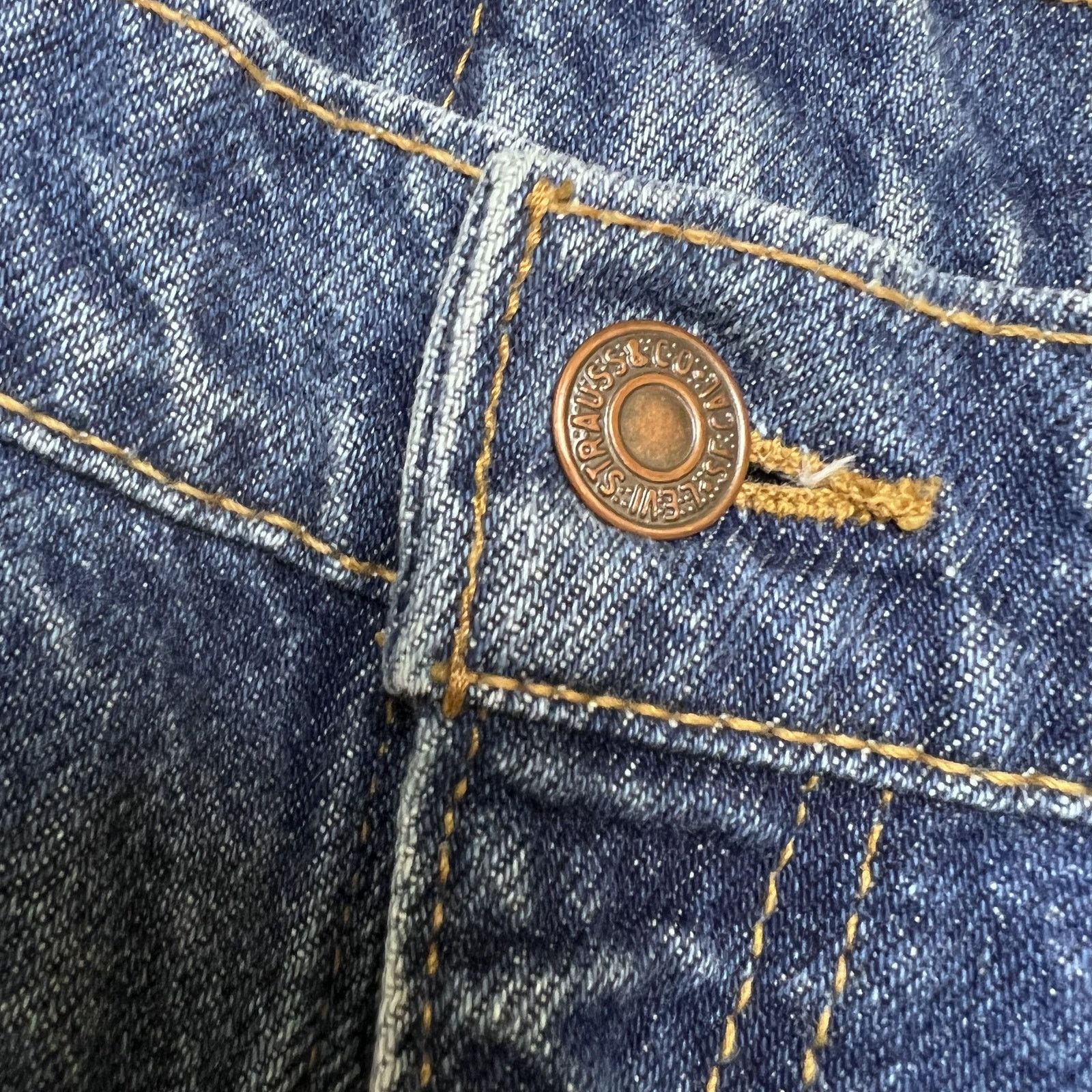 Levi's × Vintage Vintage Levi's 619 Jeans 34x32 Orange Tab Bootcut Relaxed 90 Size US 34 / EU 50 - 2 Thumbnail