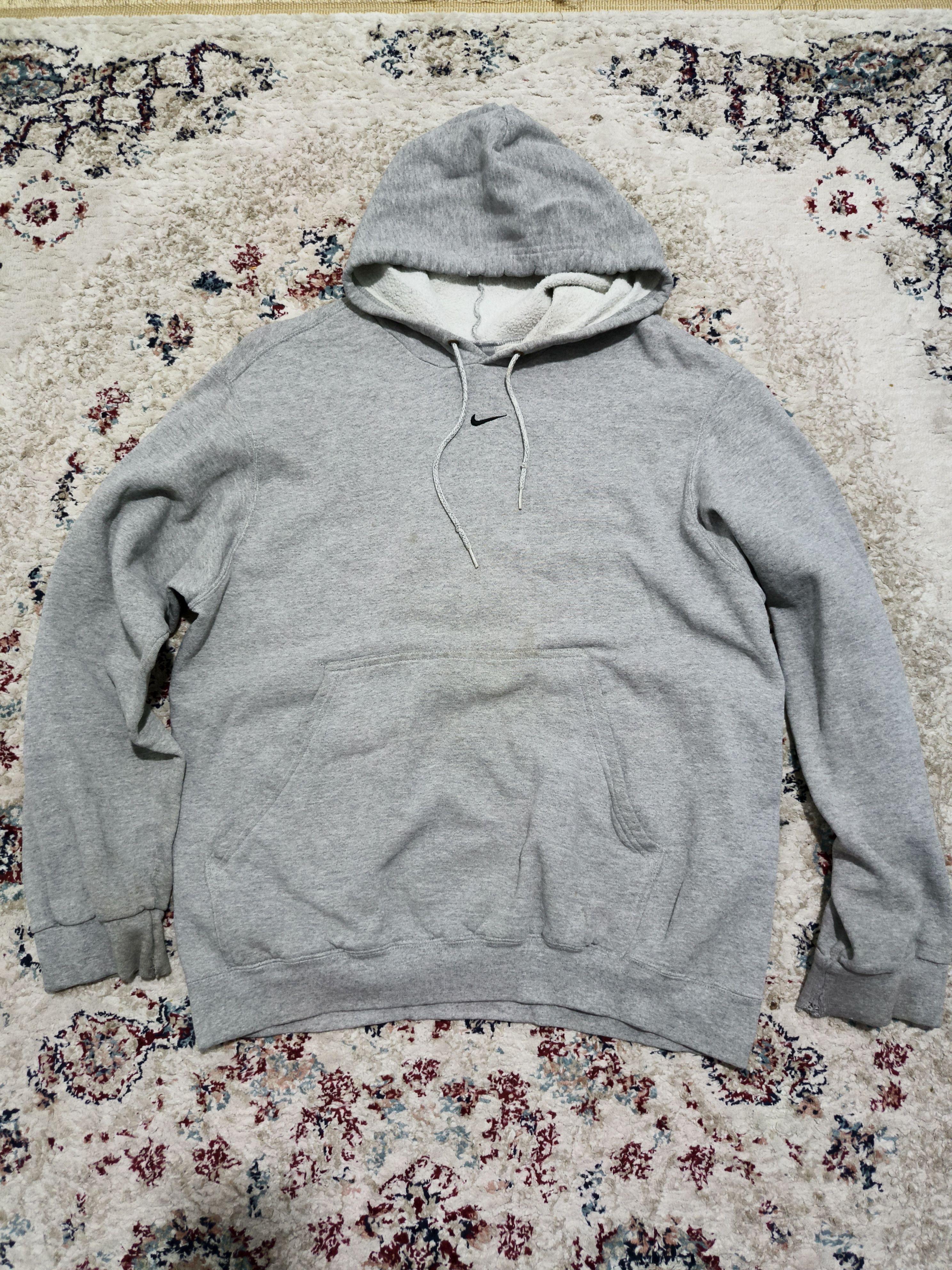 Nike × Vintage Vintage Nike center swoosh hoodie Y2K Size US M / EU 48-50 / 2 - 1 Thumbnail