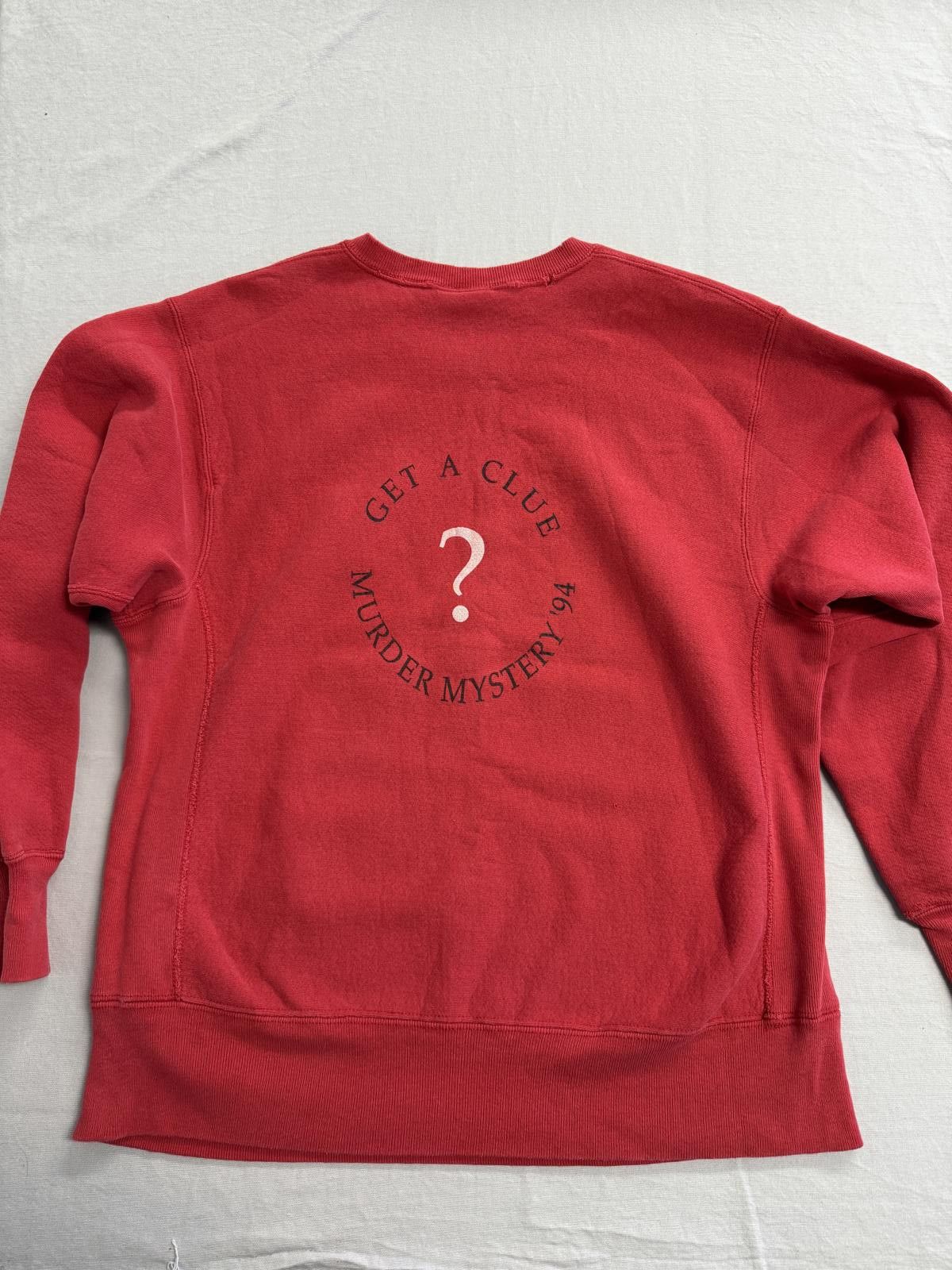 Lee Vintage Omega Phi Alpha Crewneck 1994 Get a Clue Sweatshirt Size US XL / EU 56 / 4 - 2 Thumbnail