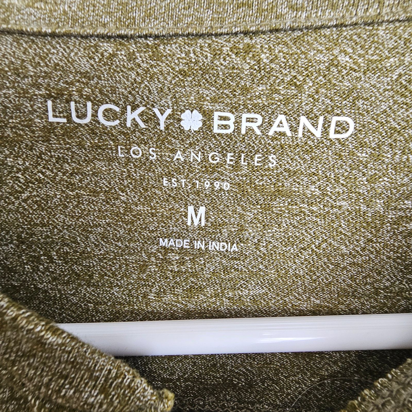 Lucky Brand Lucky Brand Mens Pullover Henley Shirt Size M Stretch Grunge Size US M / EU 48-50 / 2 - 6 Thumbnail
