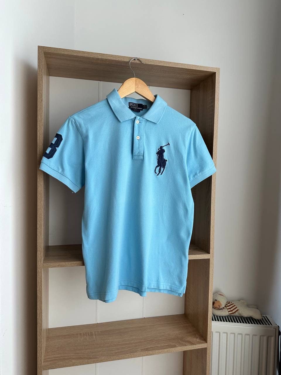 Polo Ralph Lauren × Vintage Vintage Polo Ralph Lauren Blue Big Logo PRL T-Shirt Size US L / EU 52-54 / 3 - 4 Thumbnail