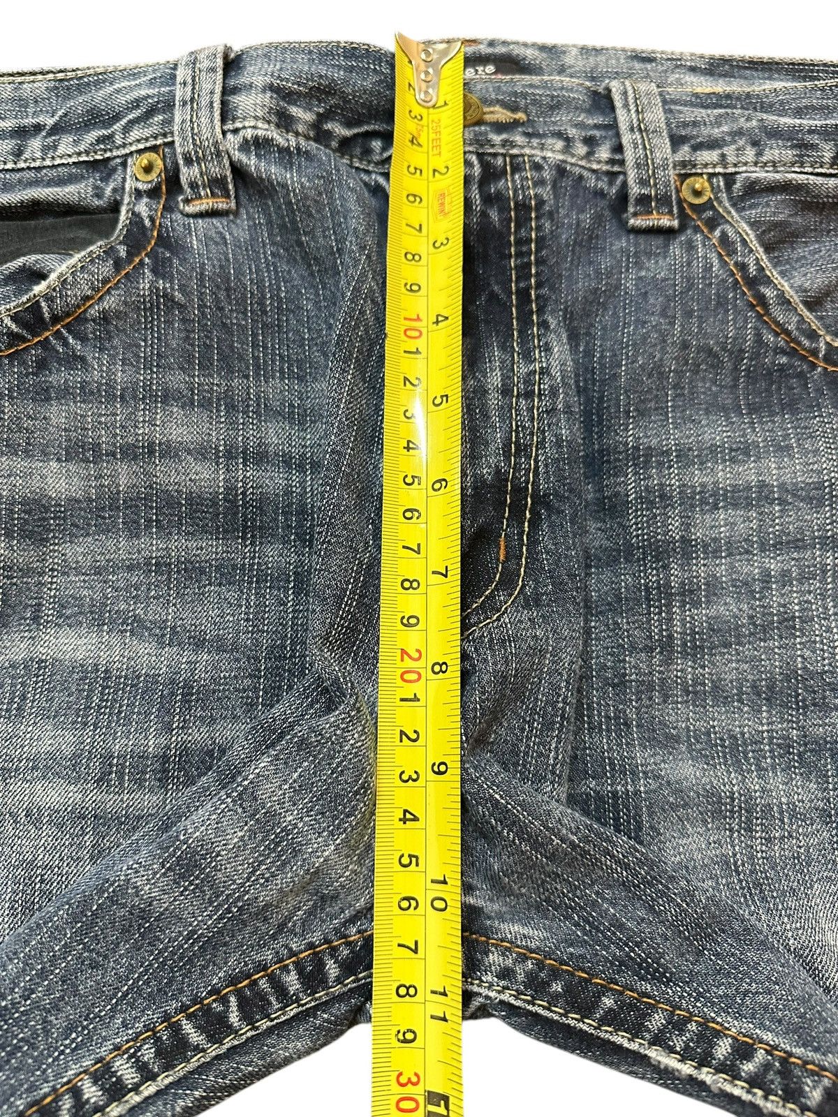 Hysteric Glamour Vintage Japanese Brand Blue Faded Wash Style Loose Jeans Size US 34 / EU 50 - 16 Thumbnail